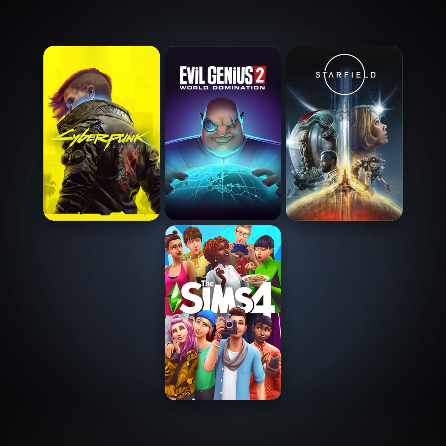Steam account: Evil Genius 2: World Domination + Cyberpunk 2077, 8 games, clean — HabibiAccounts
