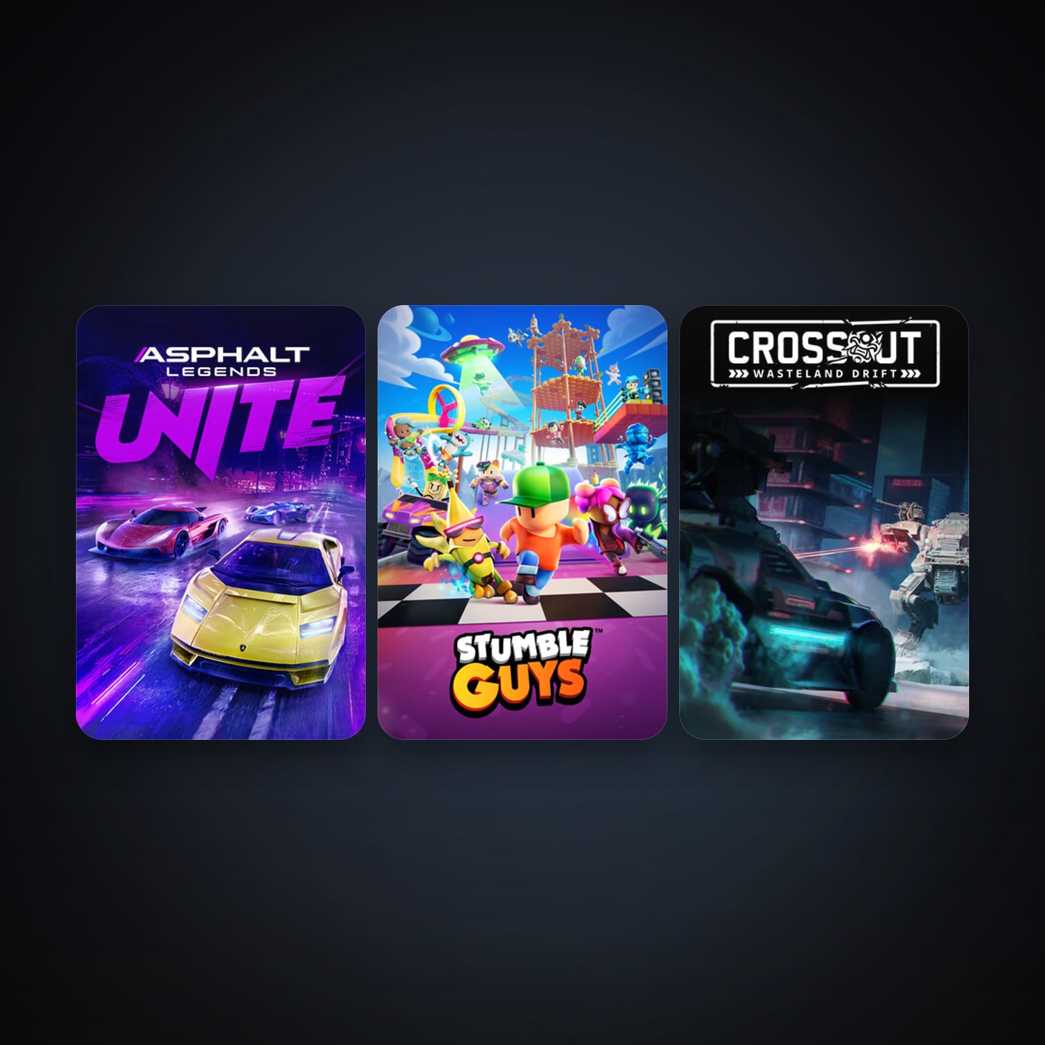 Steam account: Crossout + Stumble Guys, 7 games, clean — HabibiAccounts