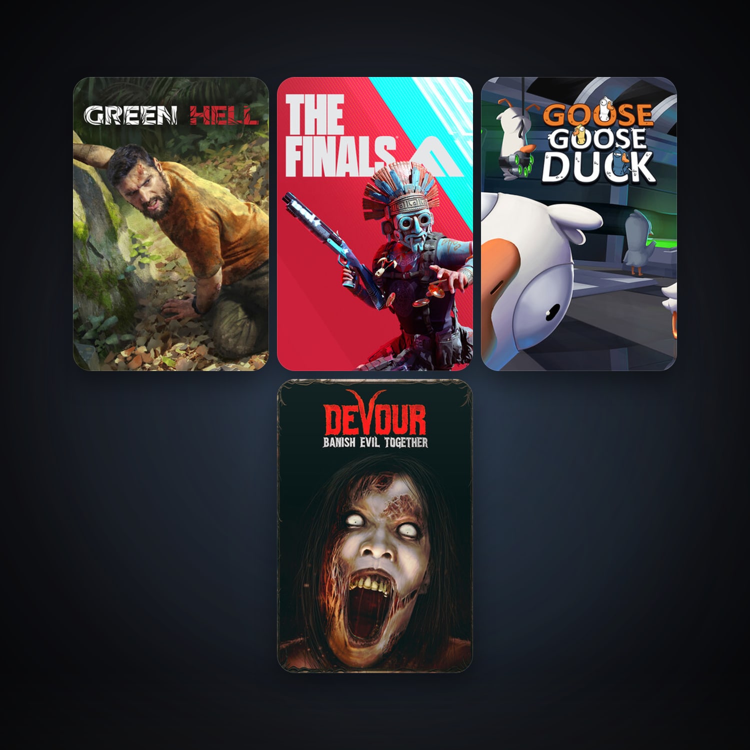 Green Hell + DEVOUR, 8 games, clean — HabibiAccounts