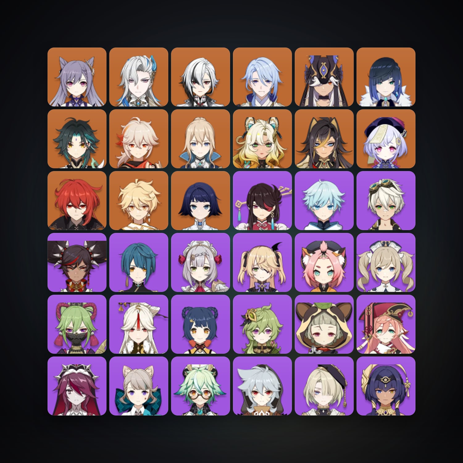 Genshin Impact | AR 58 | 53 Chars | 13× 5★ — HabibiAccounts