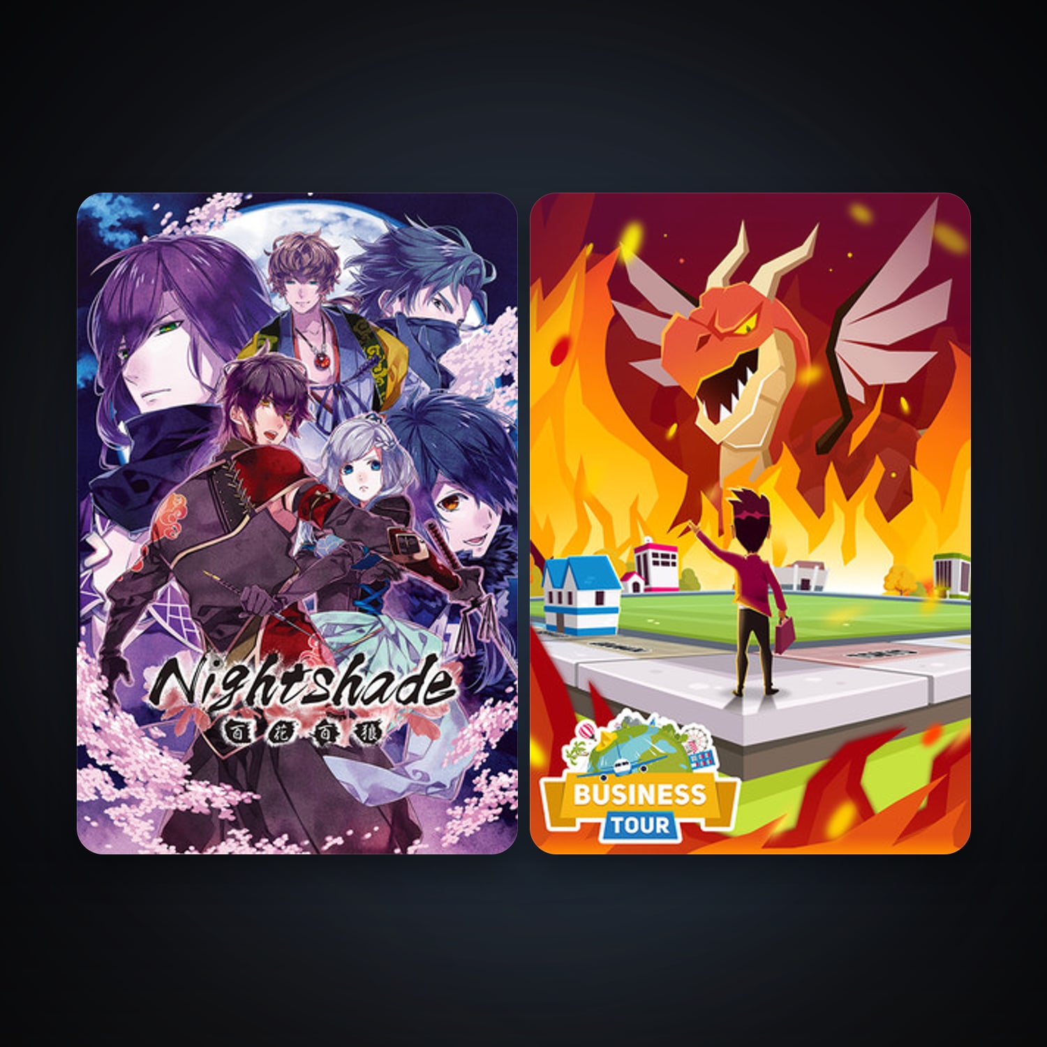 Steam account: Business Tour - Board Game with Online Multiplayer + Nightshade/百花百狼, 6 games, clean — HabibiAccounts