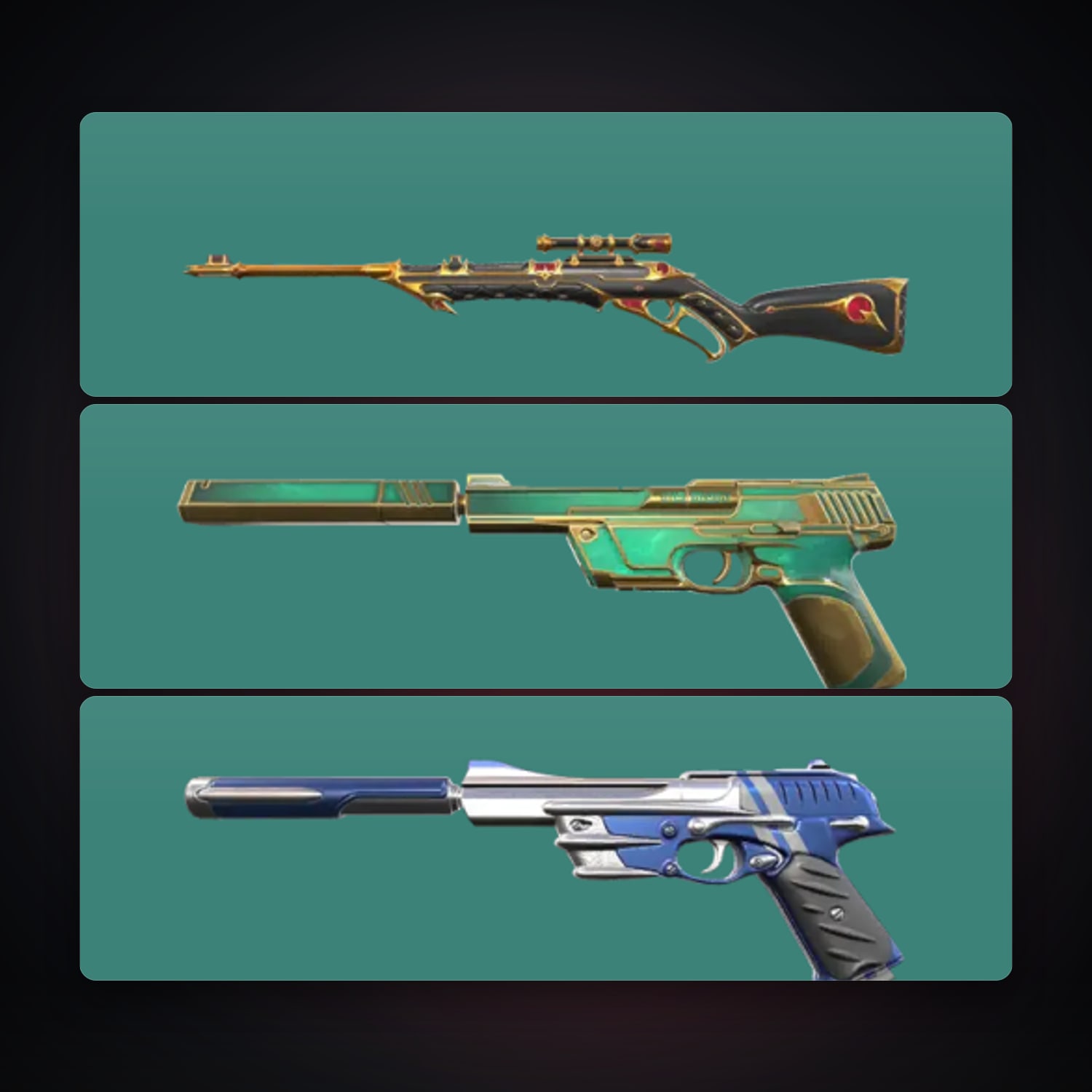 EU Iron 3 locker — 3 skins, lvl 14 — HabibiAccounts