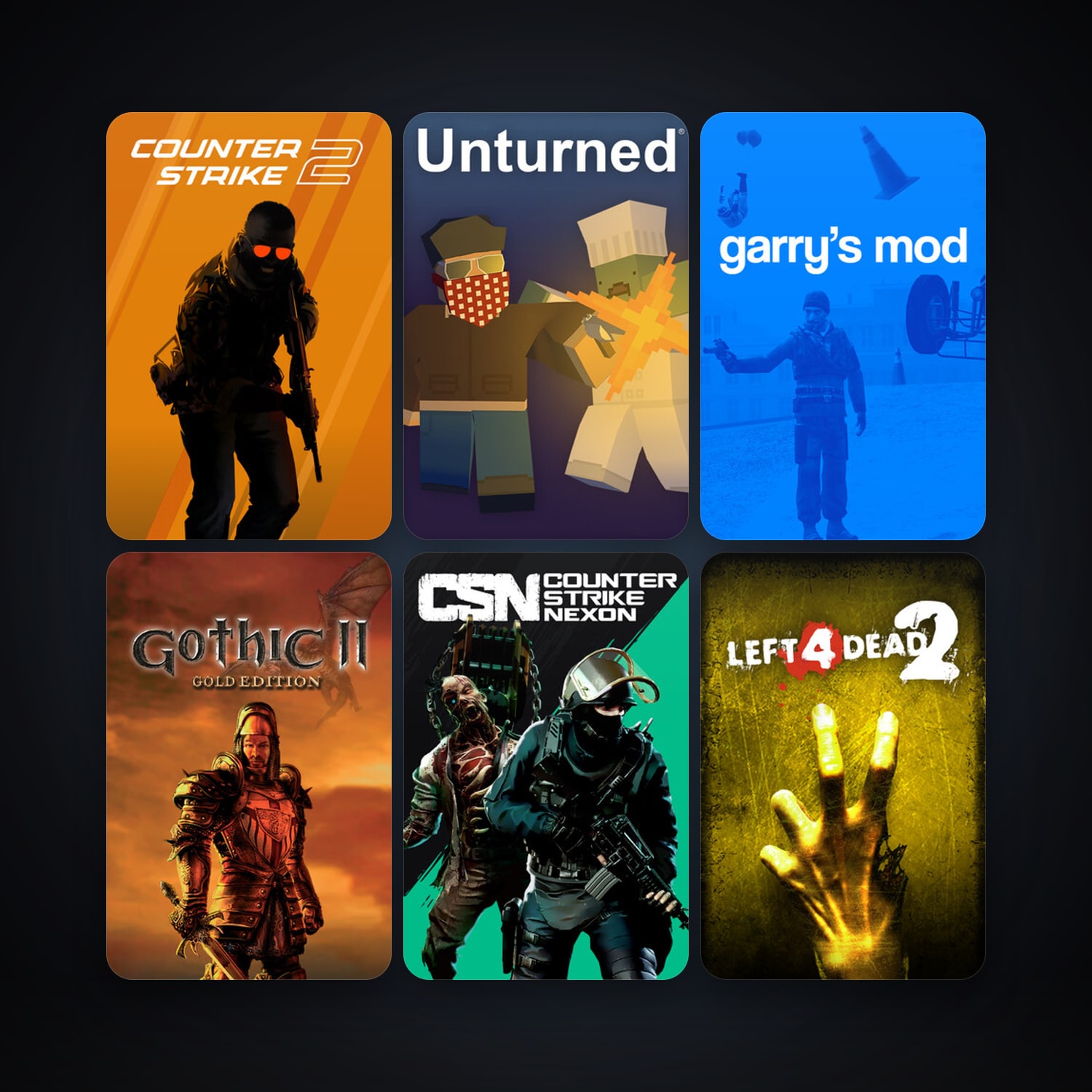 Left 4 Dead 2 + CS2 Prime, 15 games, clean — HabibiAccounts