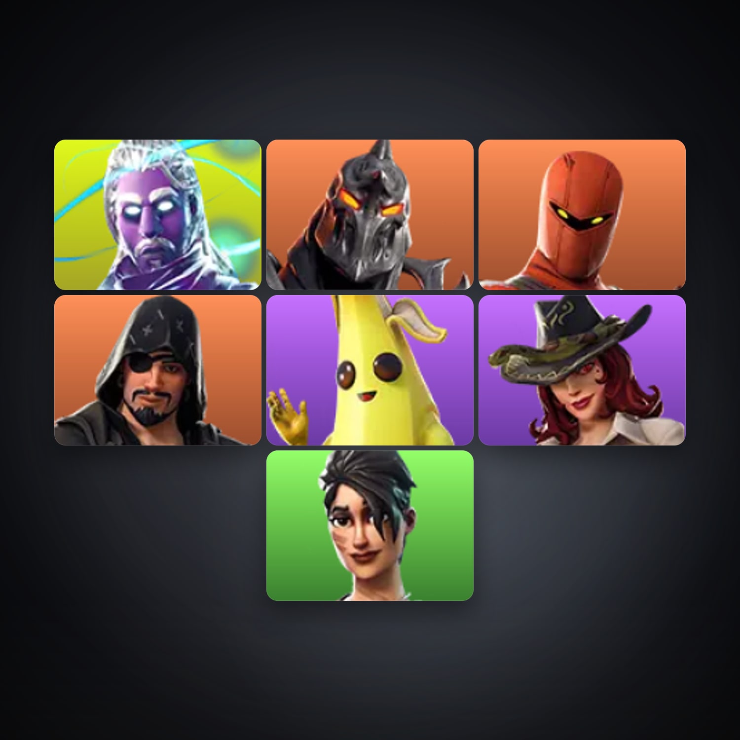 Fortnite account with Galaxy & Peely — 7 skins — 700 V-Bucks — lvl 328 — HabibiAccounts
