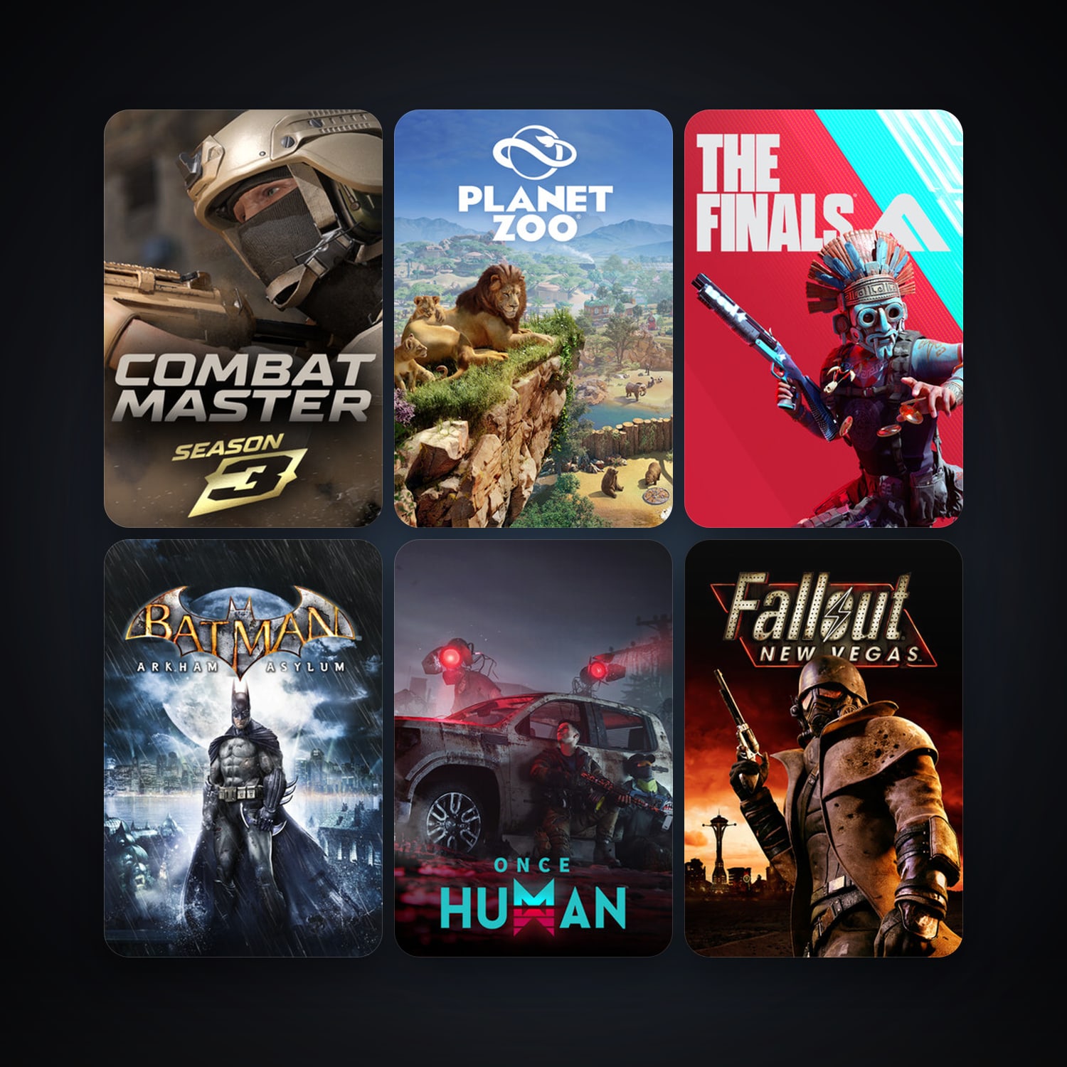 Fallout: New Vegas + Batman: Arkham Asylum Game of the Year Edition, 25 games, clean — HabibiAccounts