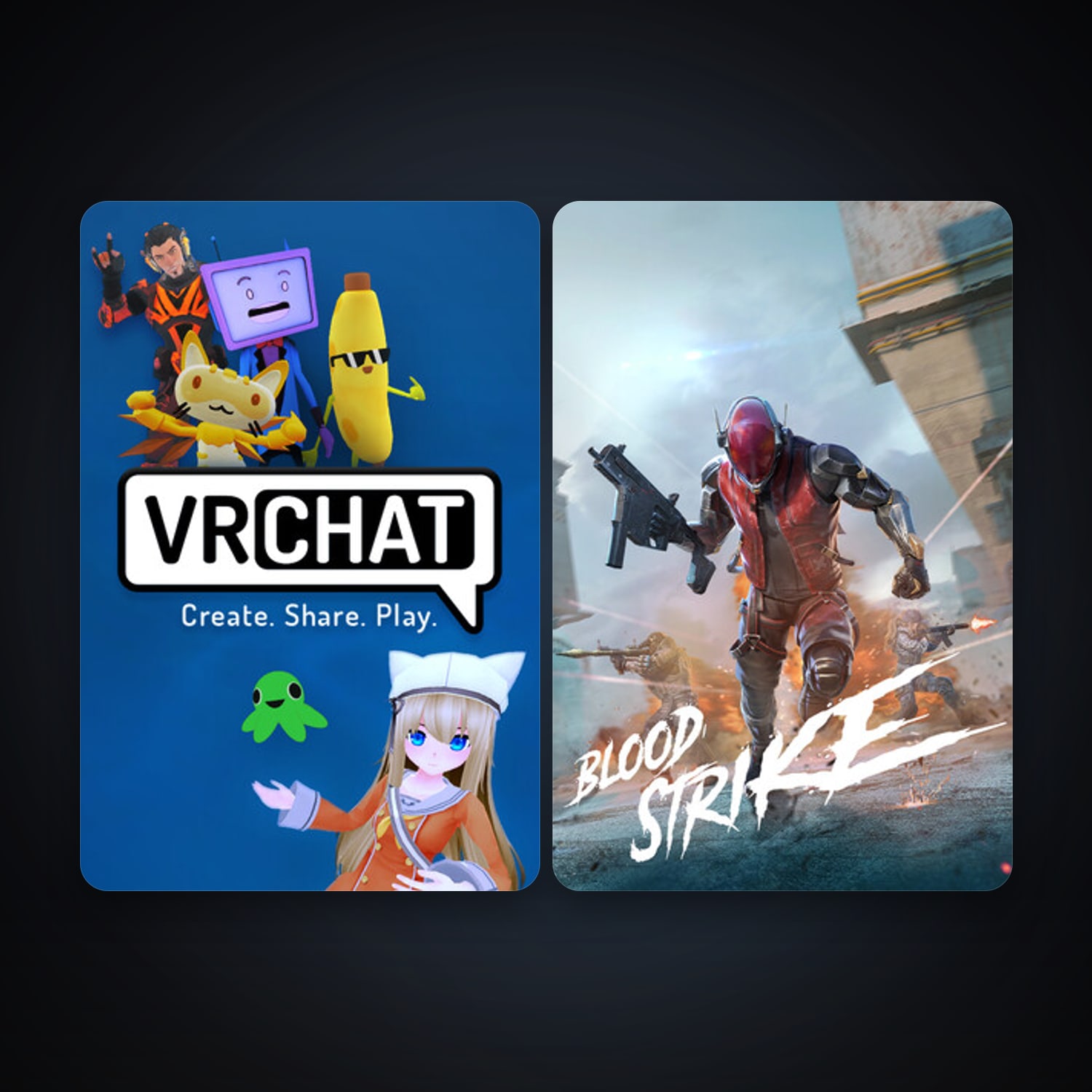 Steam account: VRChat + Blood Strike, 4 games, clean — HabibiAccounts