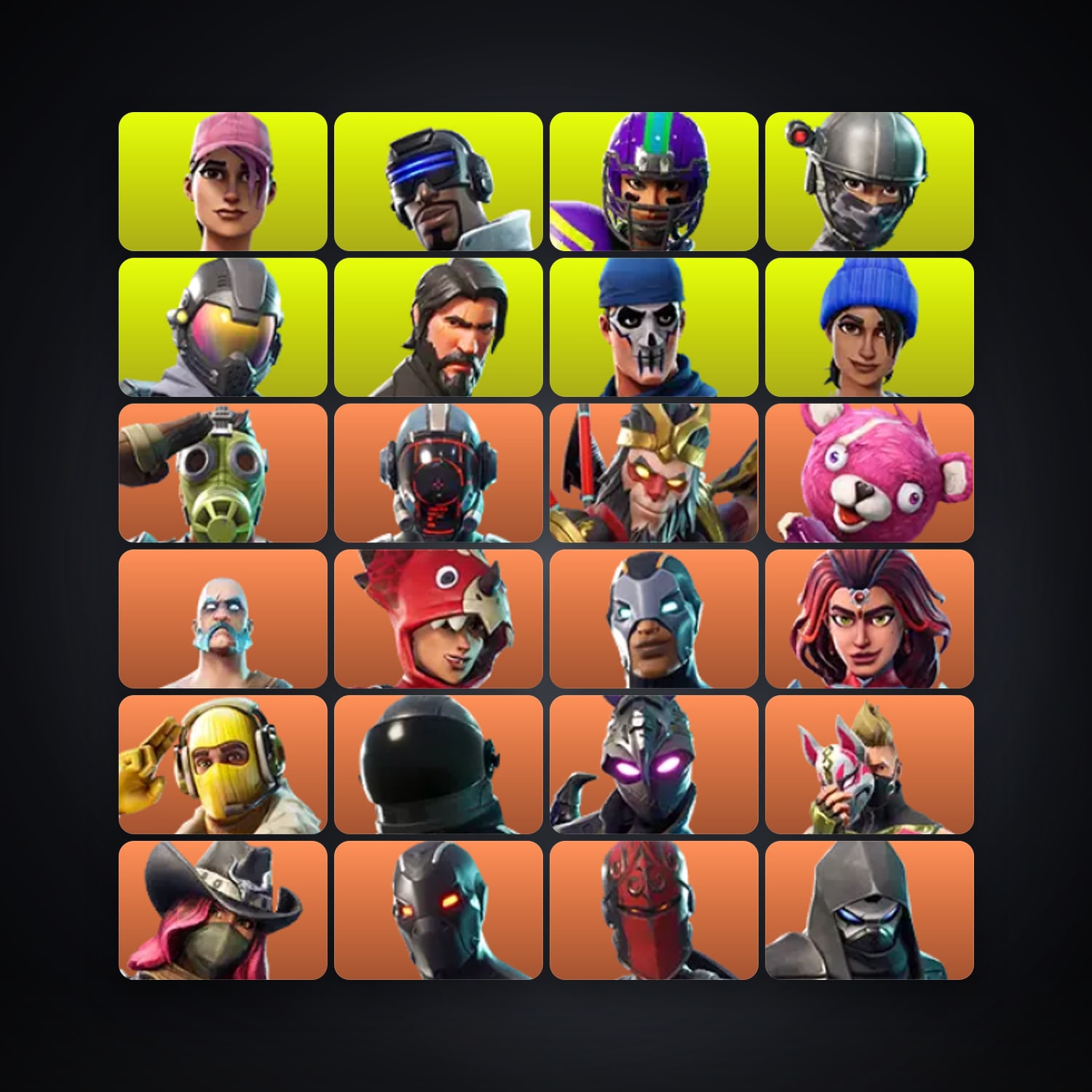 Fortnite account with Carbide & Drift — 59 skins — 800 V-Bucks — lvl 479 — HabibiAccounts
