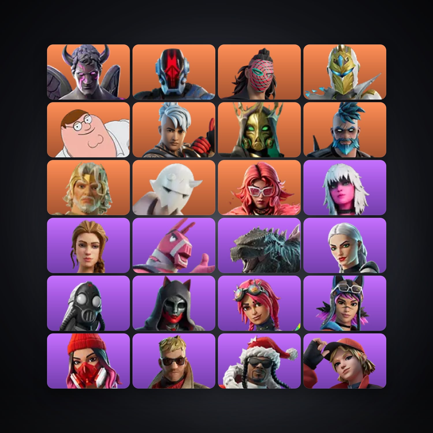 Fortnite account with Fallen Love Ranger & The Foundation — 104 skins — 650 V-Bucks — lvl 2125 — HabibiAccounts