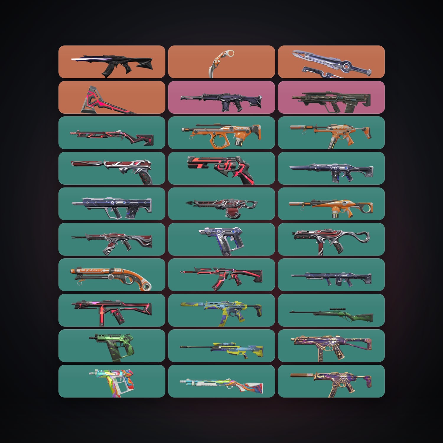 EU Iron 3 locker — 3 knives, 55 skins, lvl 124 · 264070174 — HabibiAccounts