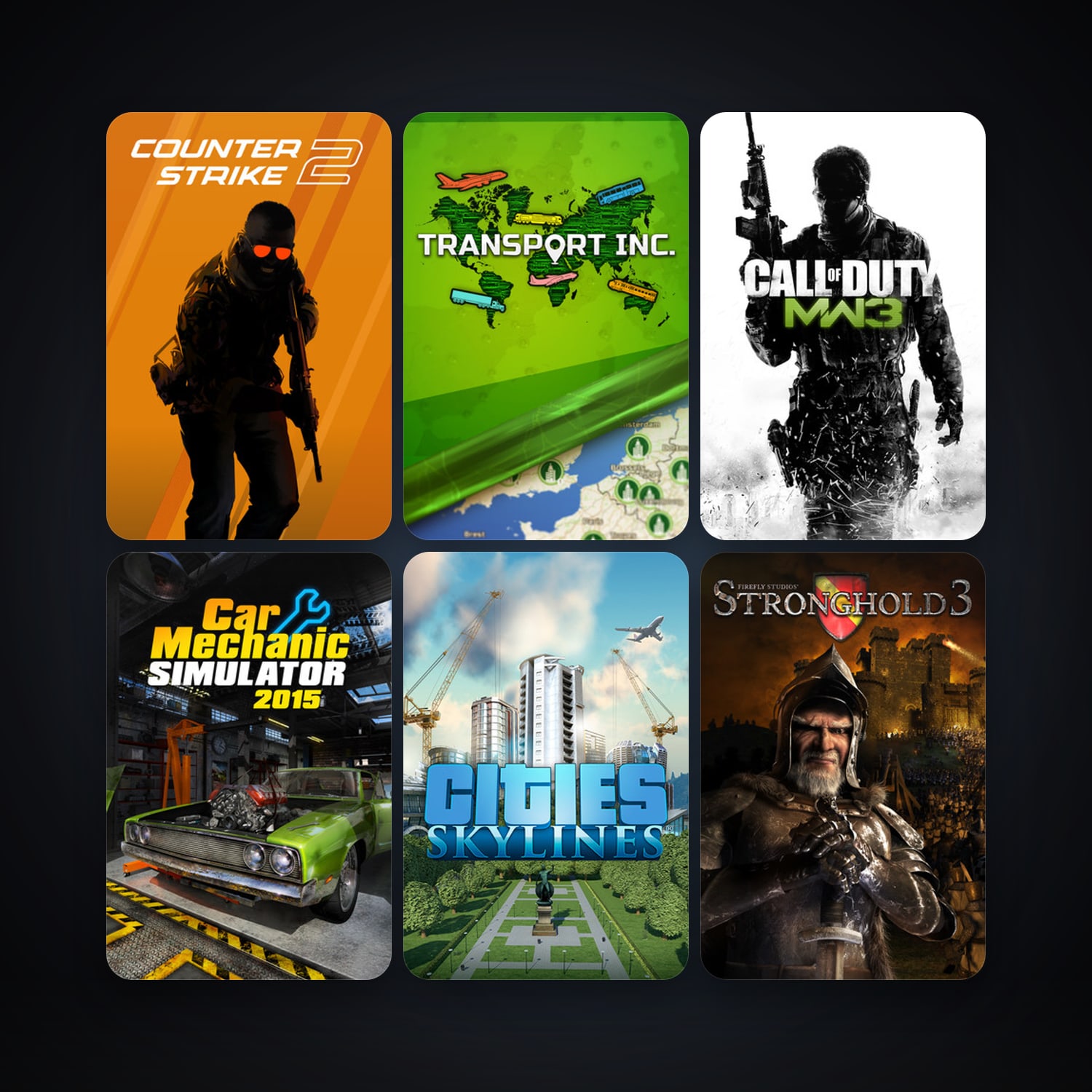 CS2 Prime + Call of Duty: Modern Warfare 3 (2011), 15 games, clean — HabibiAccounts
