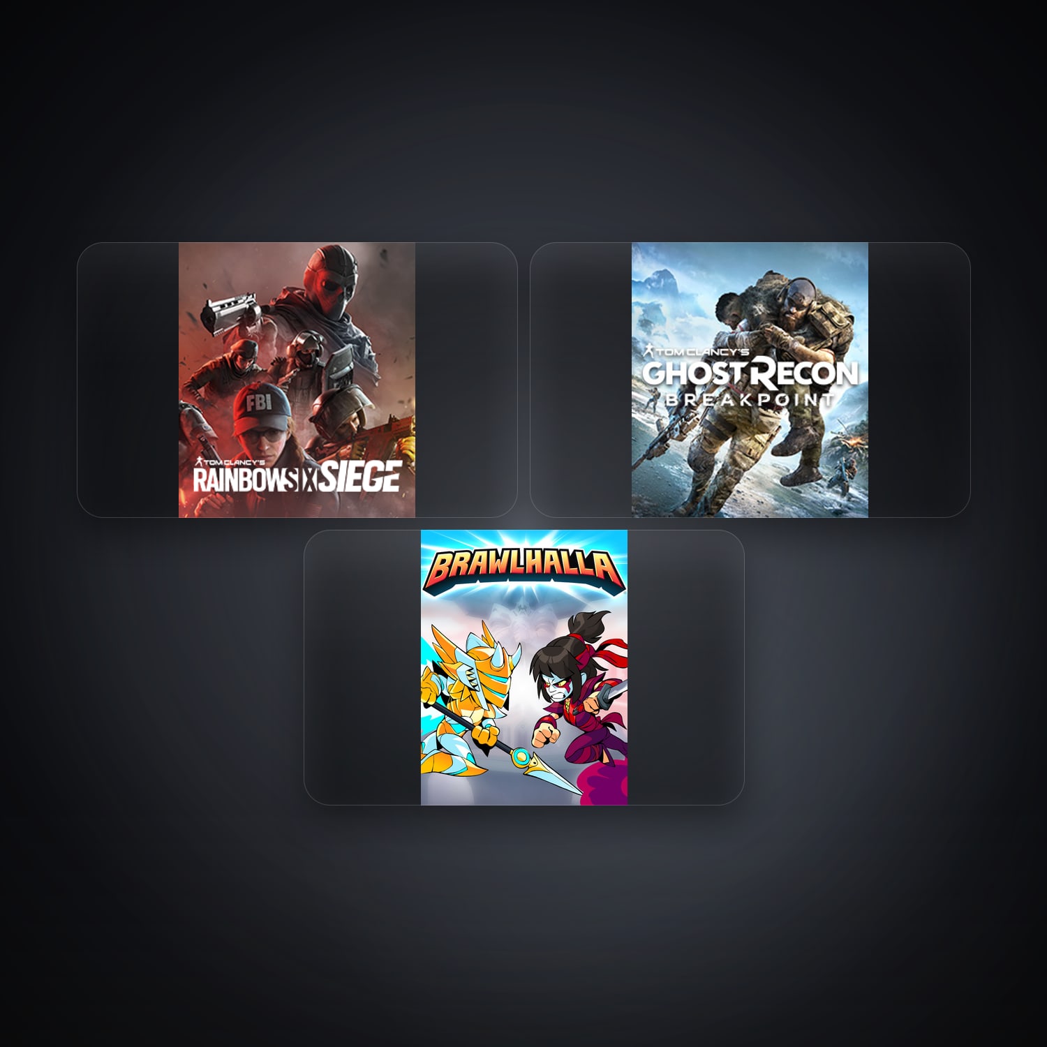 Ubisoft Tom Clancy's Rainbow Six Siege + Tom Clancy's Ghost Recon Breakpoint — FR — 3 games — HabibiAccounts