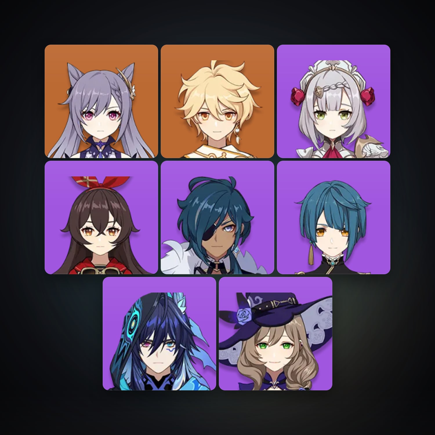 Genshin Impact | AR 12 | 8 Chars | 1× 5★ — Genshin / miHoYo Account — HabibiAccounts