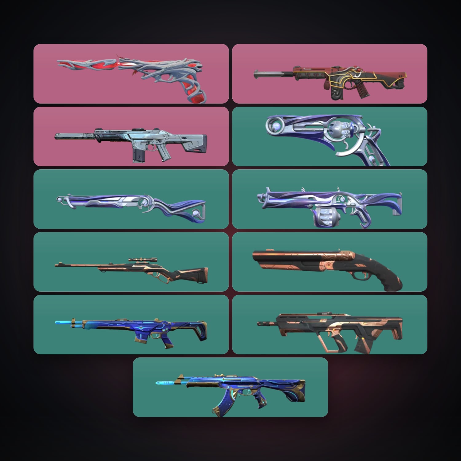 EU Silver 1 locker — 11 skins, lvl 54 — HabibiAccounts