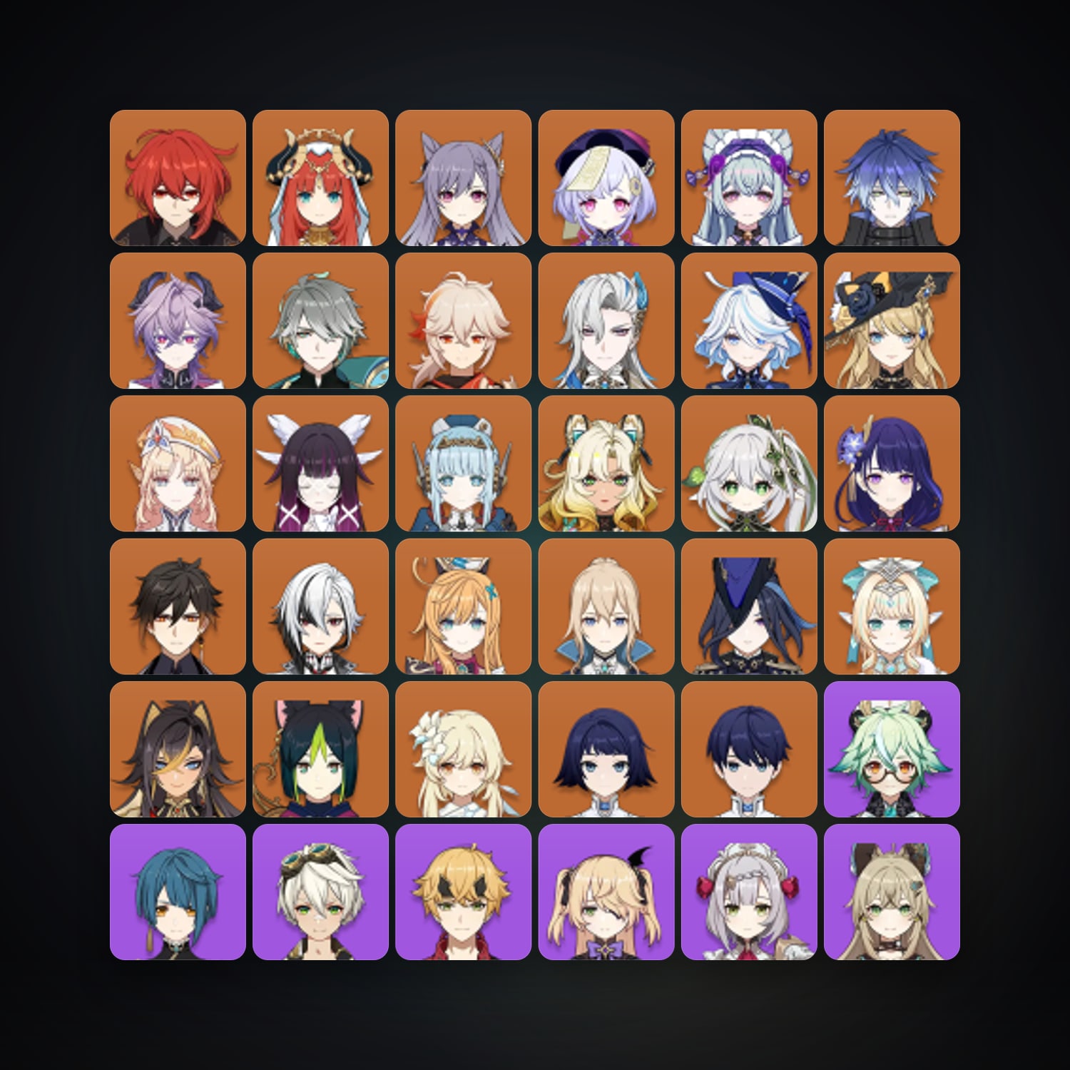 جينشن إمباكت | AR 59 | 79 شخصية | 26× 5★ — HabibiAccounts