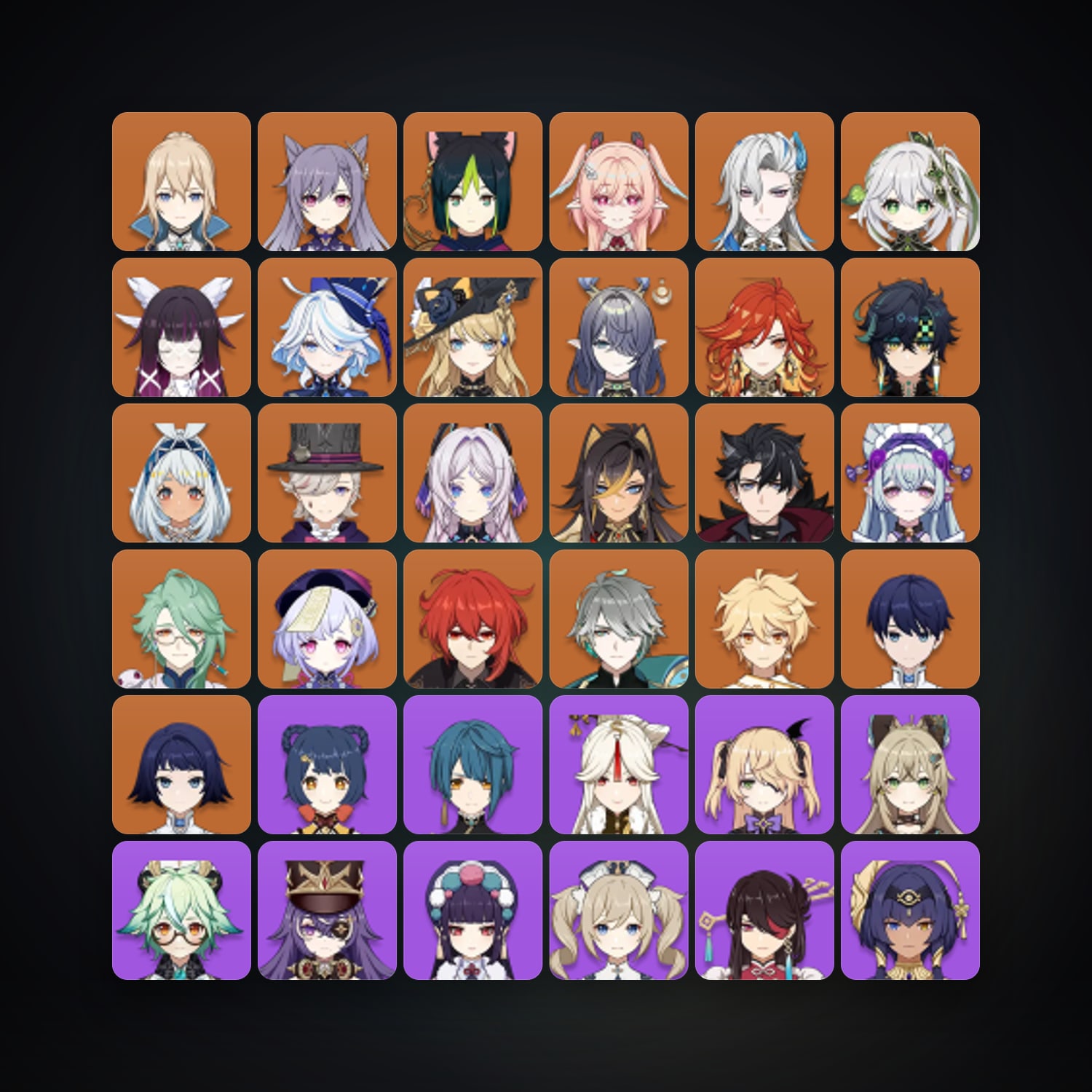 جينشن إمباكت | AR 58 | 73 شخصية | 22× 5★ — HabibiAccounts
