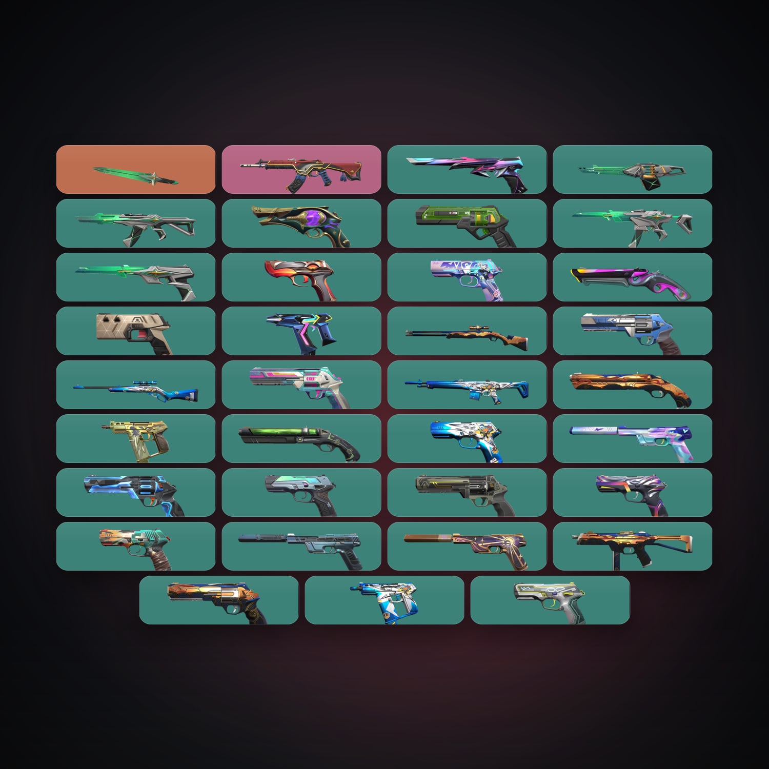 LA Gold 1 locker — 1 knives, 35 skins, lvl 321 — HabibiAccounts