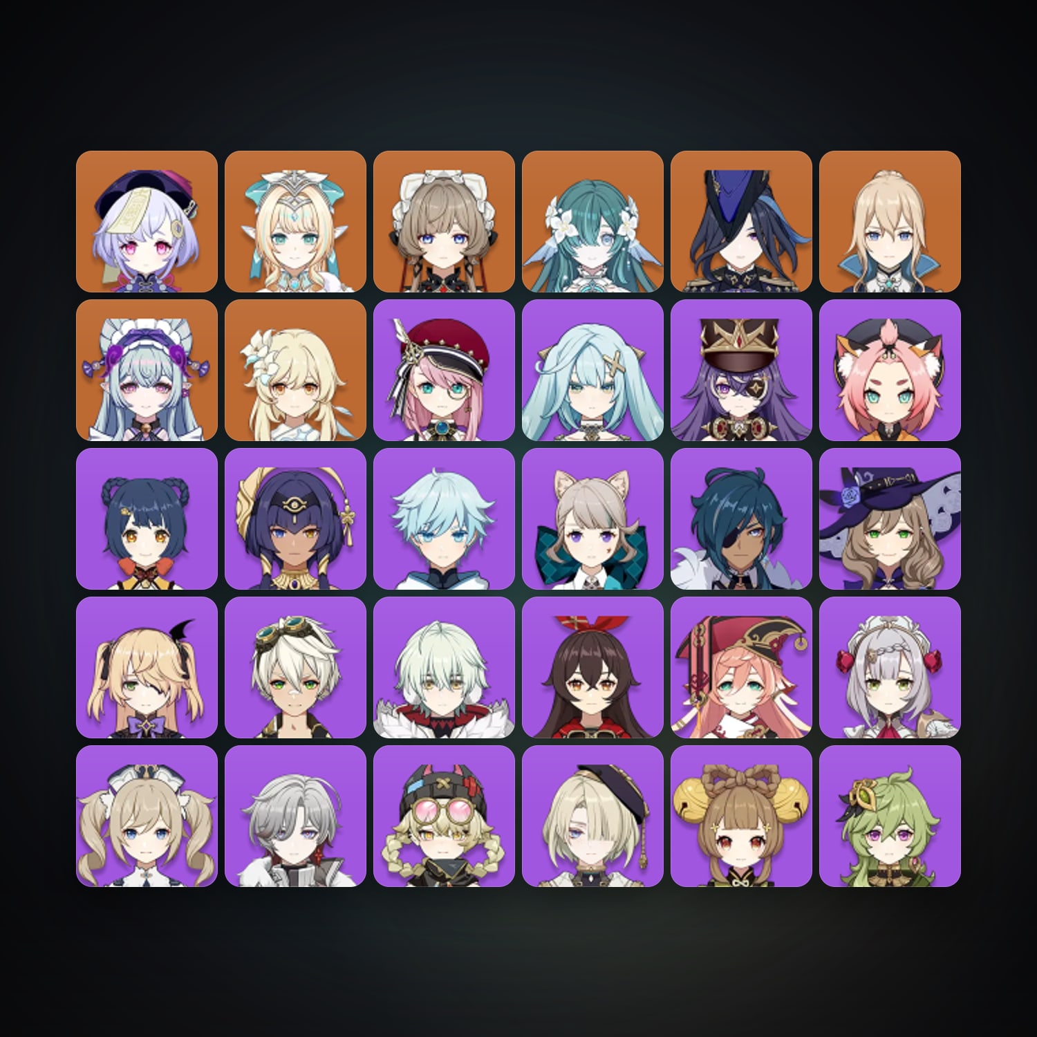 Genshin Impact | AR 47 | 31 Chars | 7× 5★ — HabibiAccounts