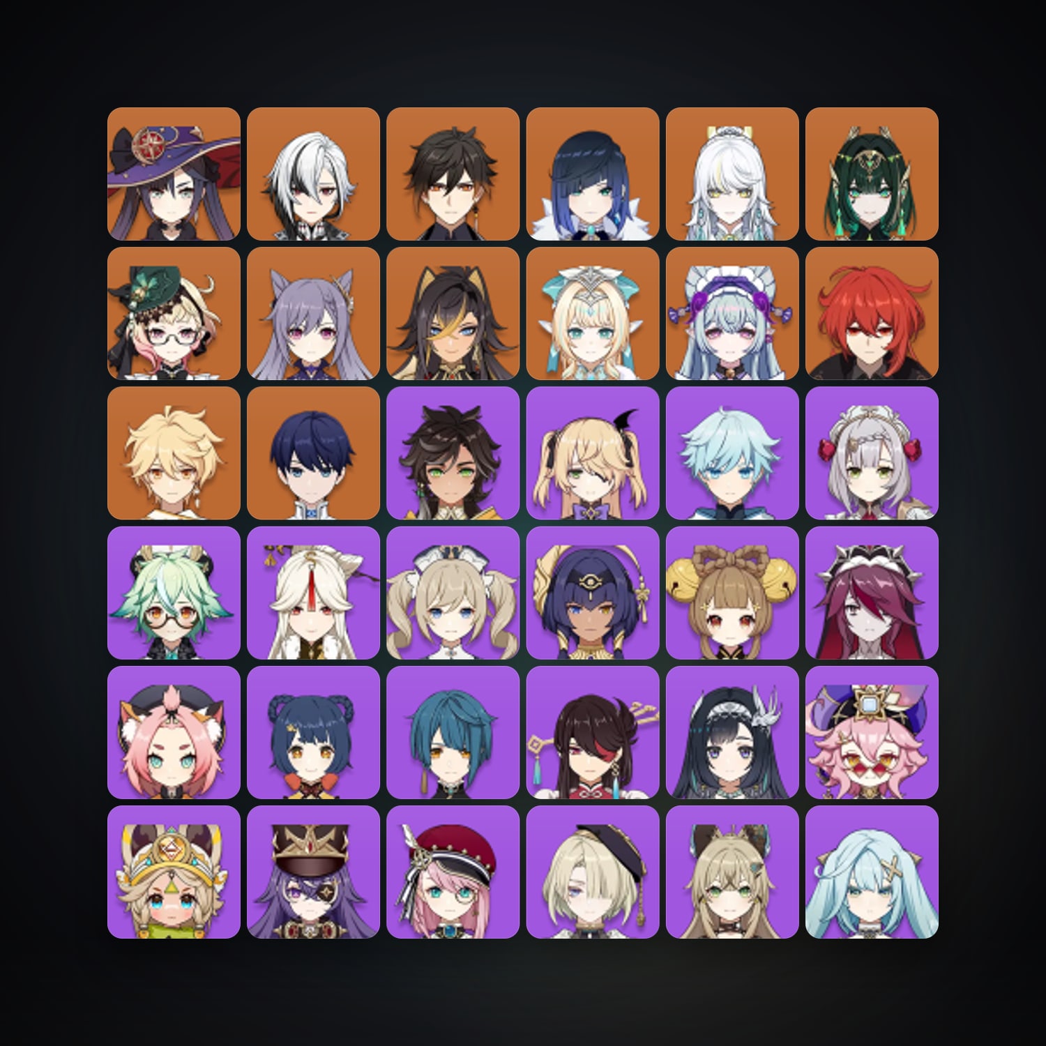 Genshin Impact | AR 55 | 51 Chars | 12× 5★ — Genshin / miHoYo Account — HabibiAccounts