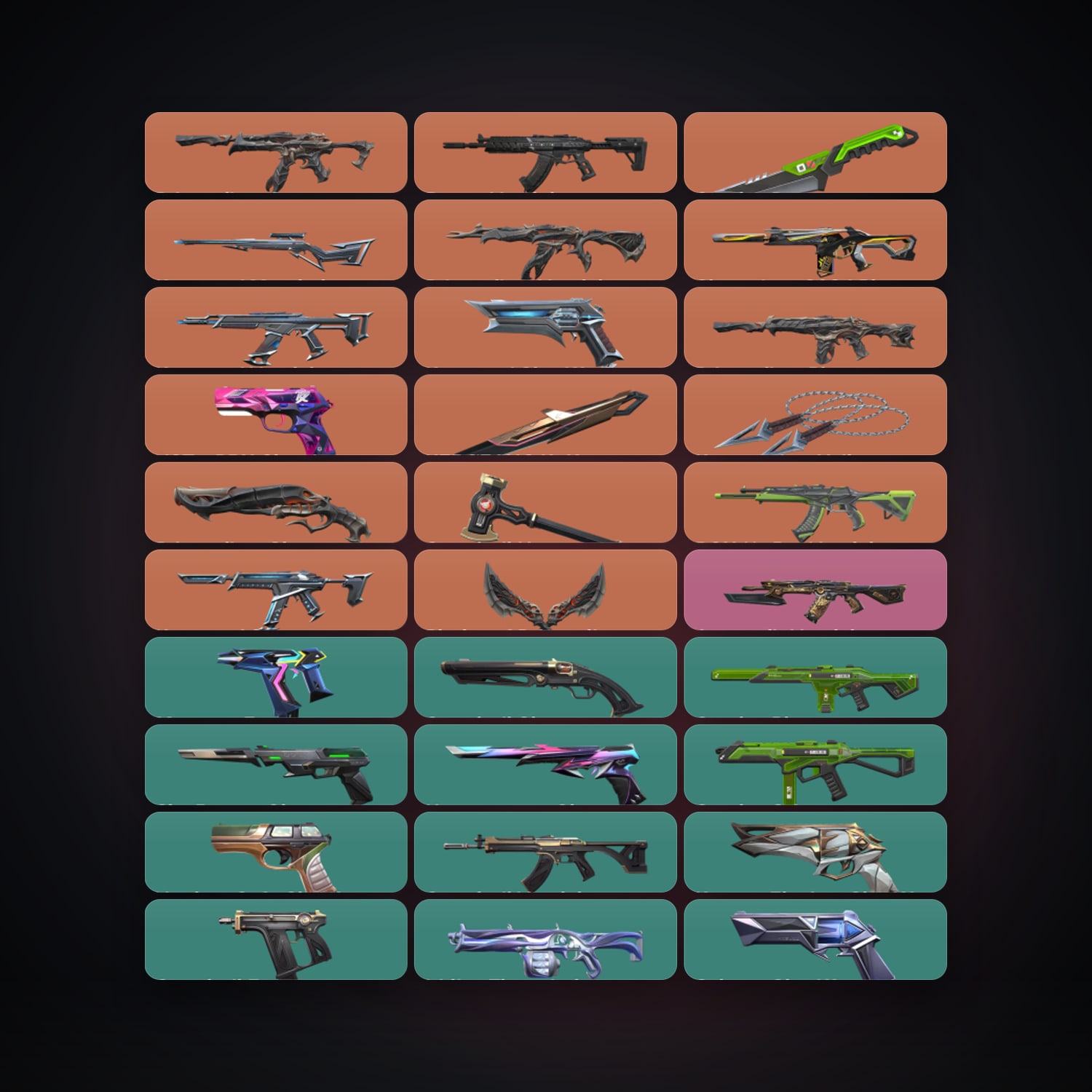 AP Diamond 1 locker — 5 knives, 65 skins, lvl 324 — HabibiAccounts