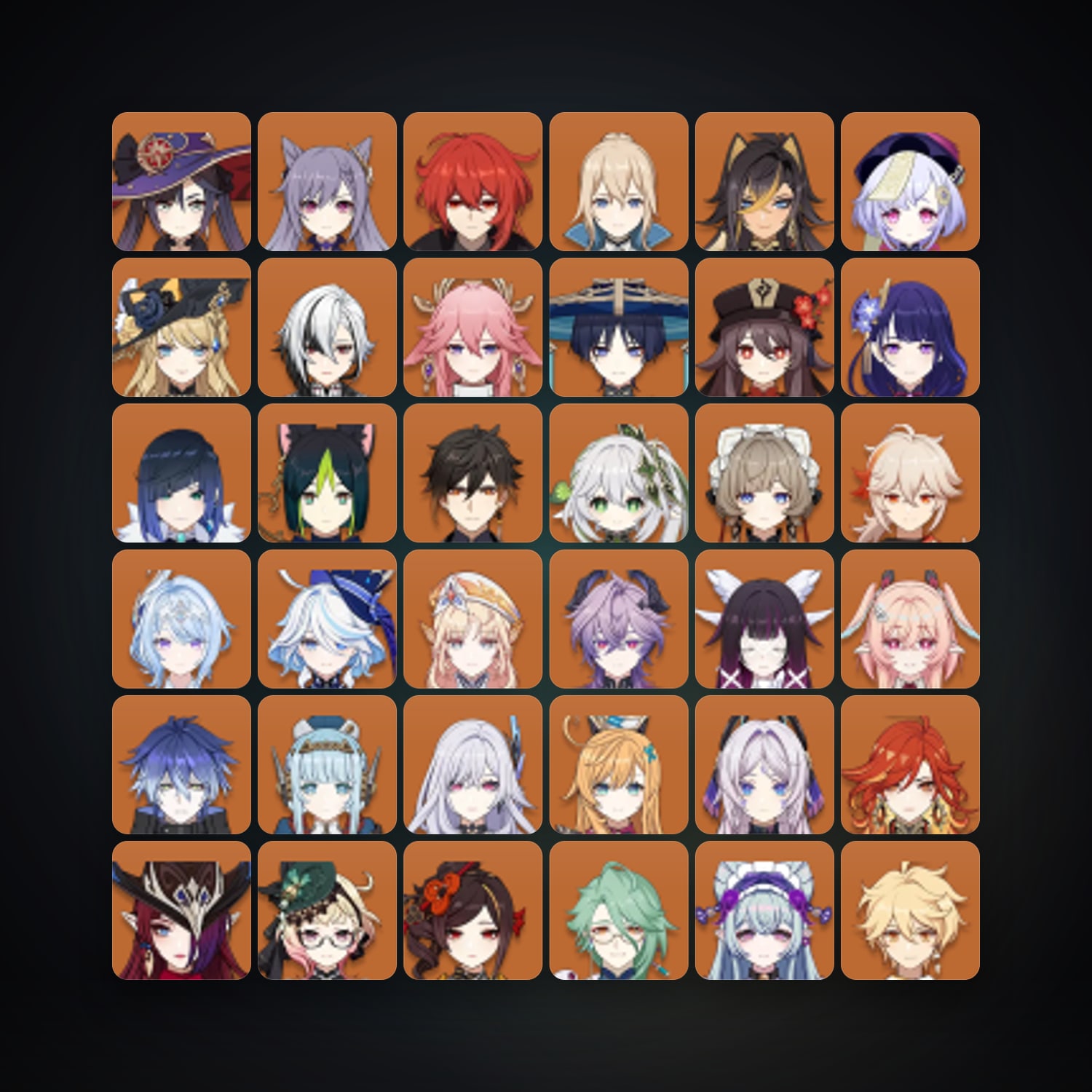 Genshin Impact | AR 60 | 89 Chars | 35× 5★ — Genshin / miHoYo Account — HabibiAccounts