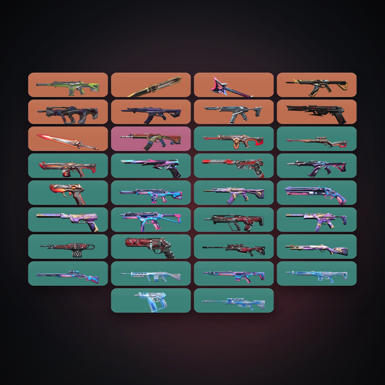AP Gold 3 locker — 3 knives, 34 skins, lvl 62 — HabibiAccounts