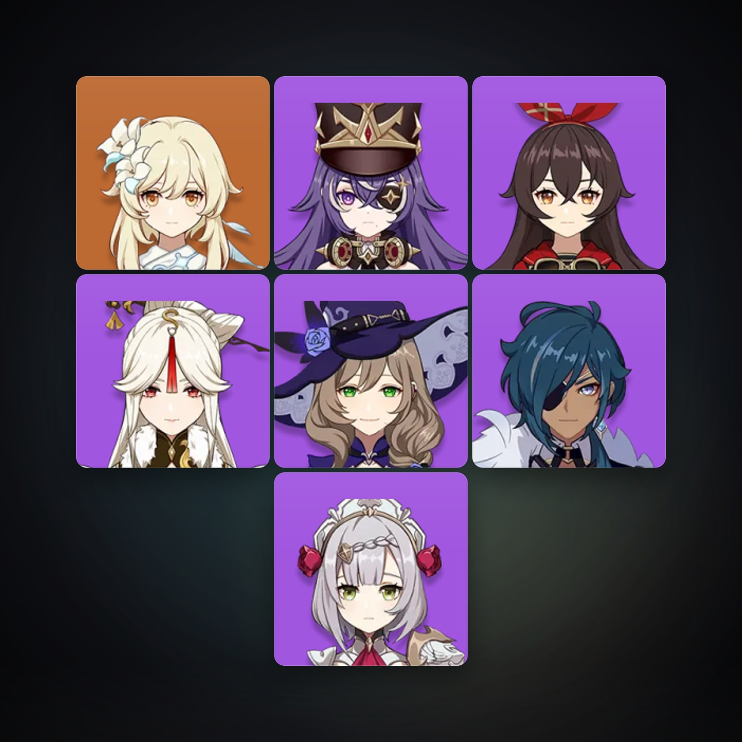 Genshin Impact | AR 9 | 7 Chars — HabibiAccounts