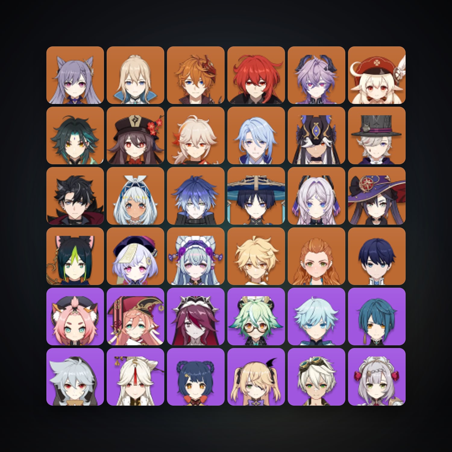 Genshin Impact | AR 59 | 65 Chars | 21× 5★ — Genshin / miHoYo Account — HabibiAccounts