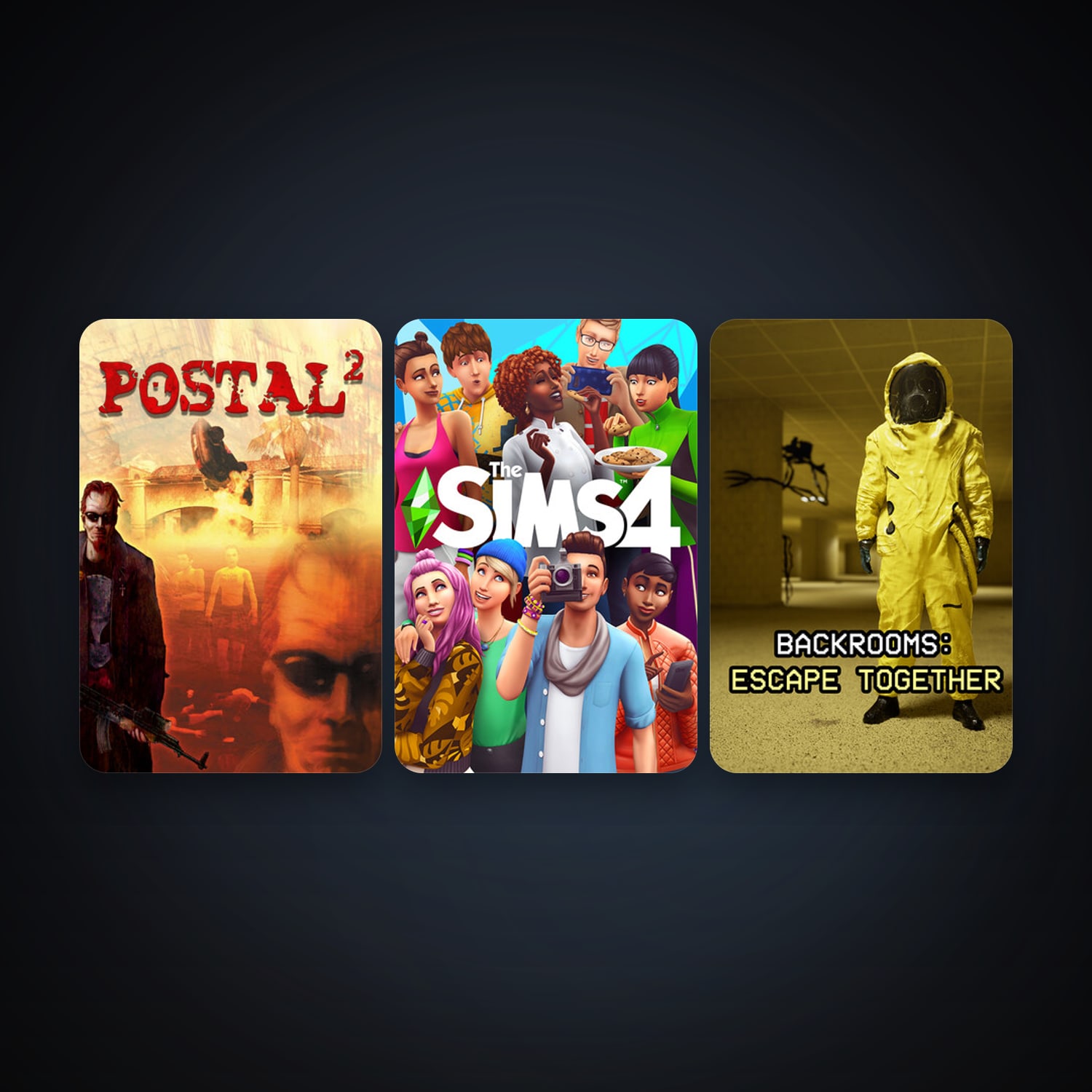 POSTAL 2 + The Sims 4, 8 games, clean — HabibiAccounts