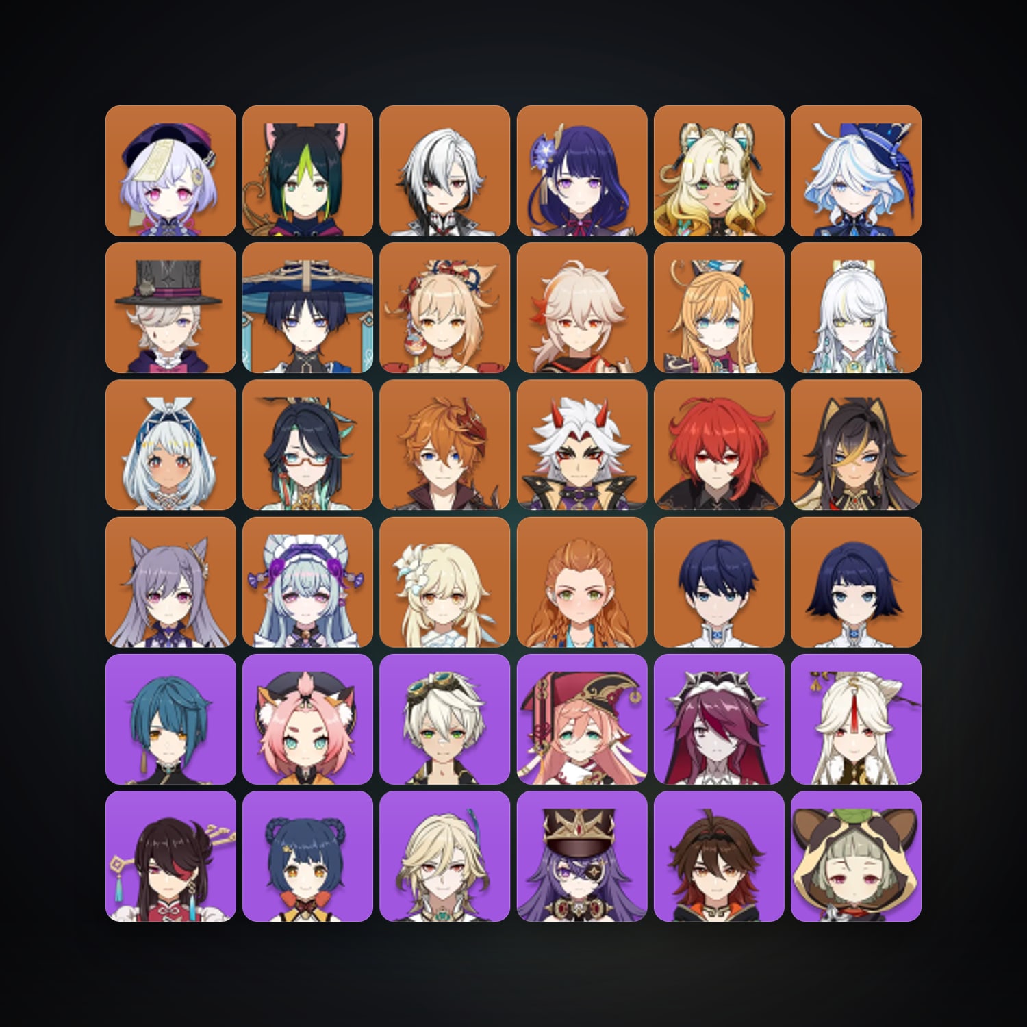 Genshin Impact | AR 58 | 71 Chars | 20× 5★ — Genshin / miHoYo Account — HabibiAccounts