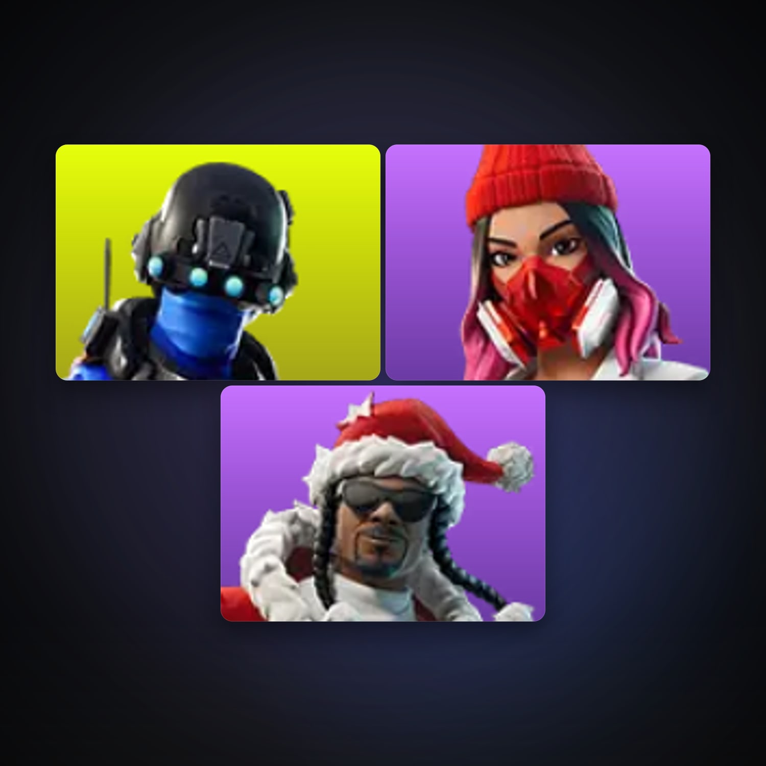 Fortnite account with Carbon Commando & Yulejacket — 3 skins — 200 V-Bucks — lvl 51 — HabibiAccounts