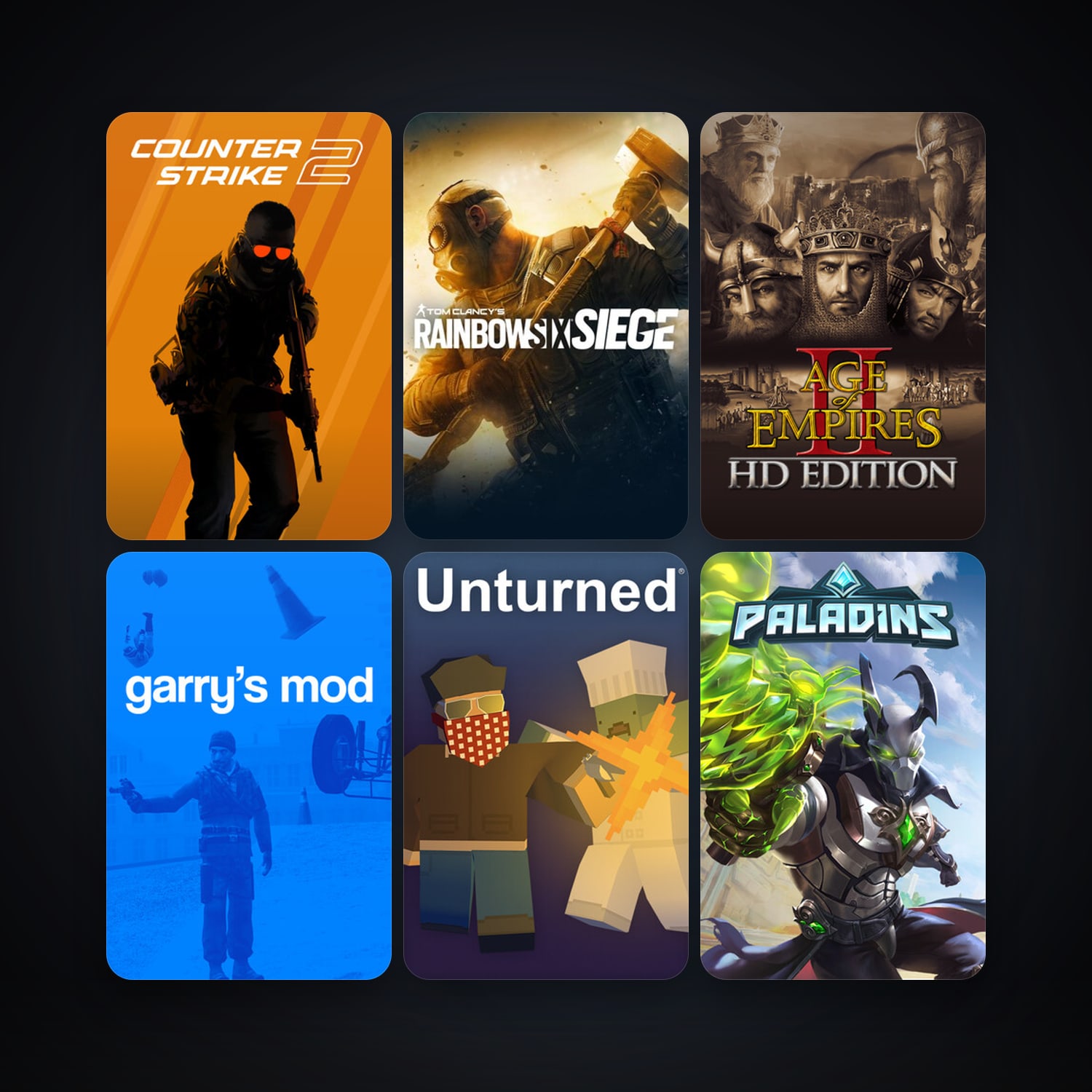 CS2 Prime + Garry's Mod, 21 games, clean · 264155511 — HabibiAccounts