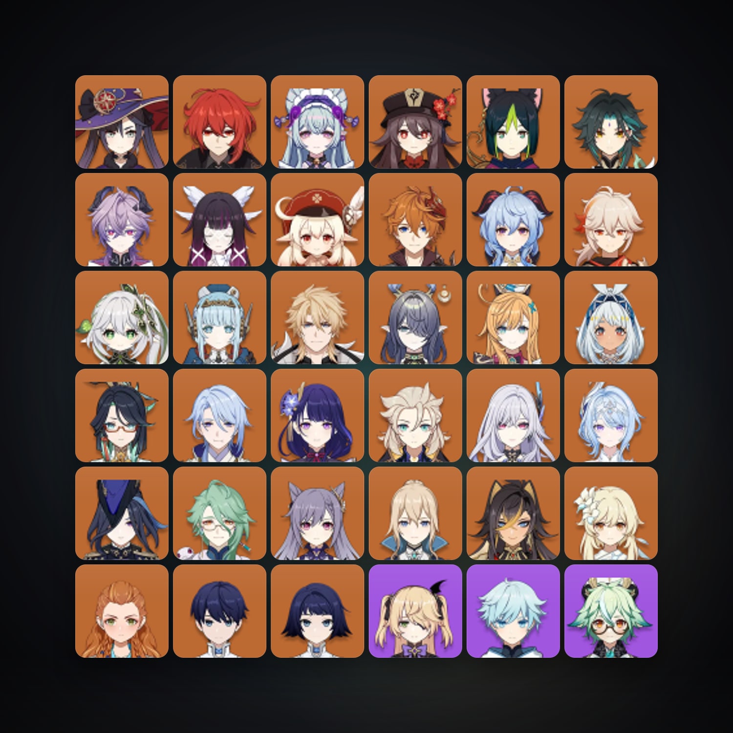 Genshin Impact | AR 59 | 80 Chars | 29× 5★ — Genshin / miHoYo Account — HabibiAccounts
