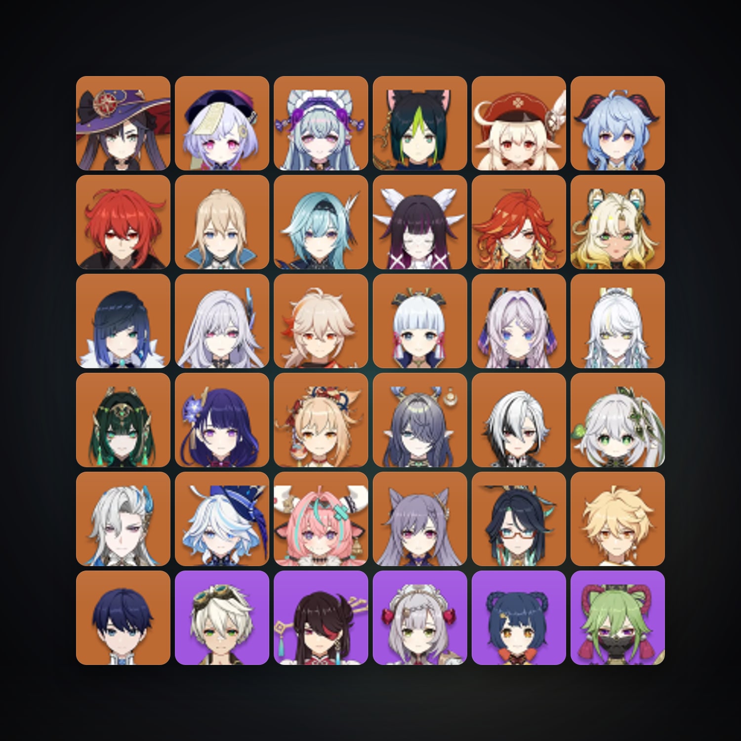 جينشن إمباكت | AR 60 | 81 شخصية | 29× 5★ · 264161914 — HabibiAccounts