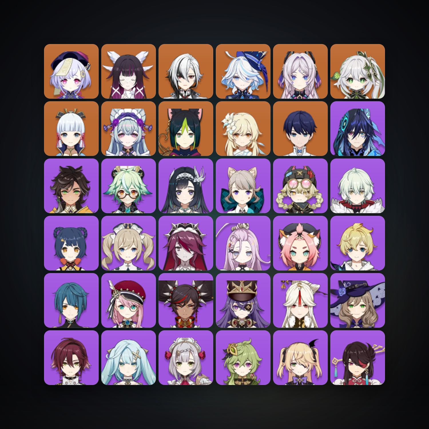 Genshin Impact | AR 55 | 48 Chars | 9× 5★ — HabibiAccounts