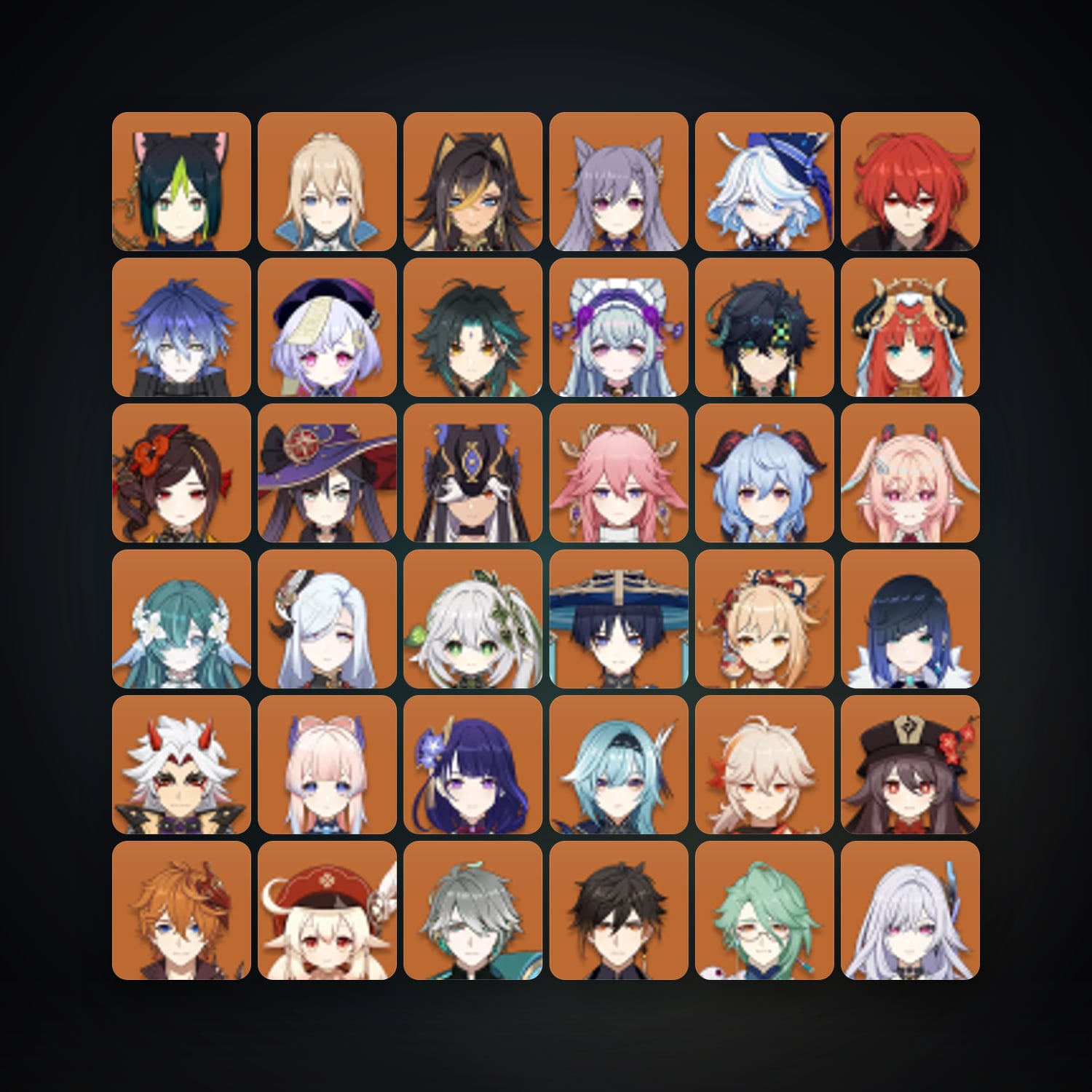 Genshin Impact | AR 60 | 114 Chars | 59× 5★ — Genshin / miHoYo Account — HabibiAccounts