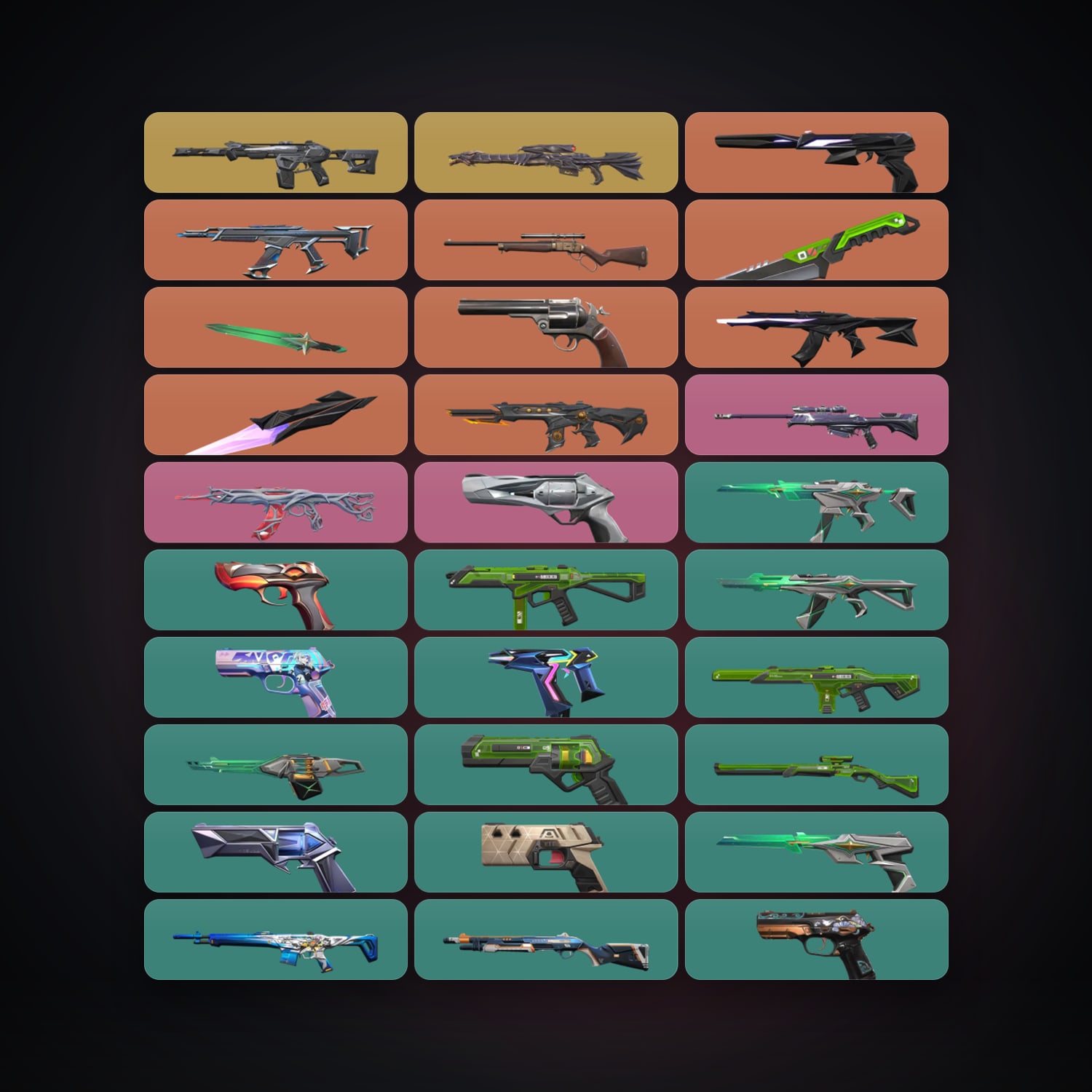 AP Plat 2 locker — 3 knives, 46 skins, lvl 215 — HabibiAccounts