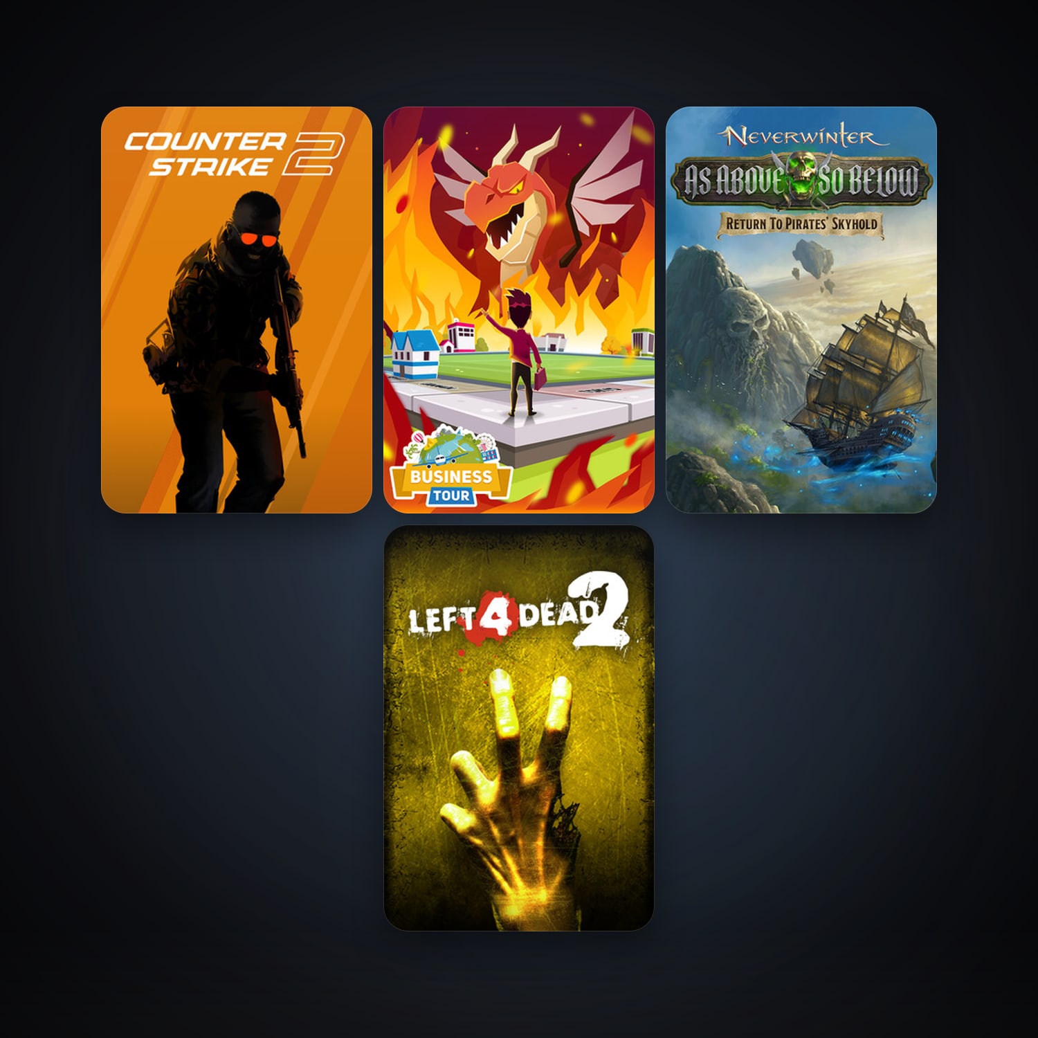 Left 4 Dead 2 + CS2 Prime, 9 games, Steam 12, clean — HabibiAccounts
