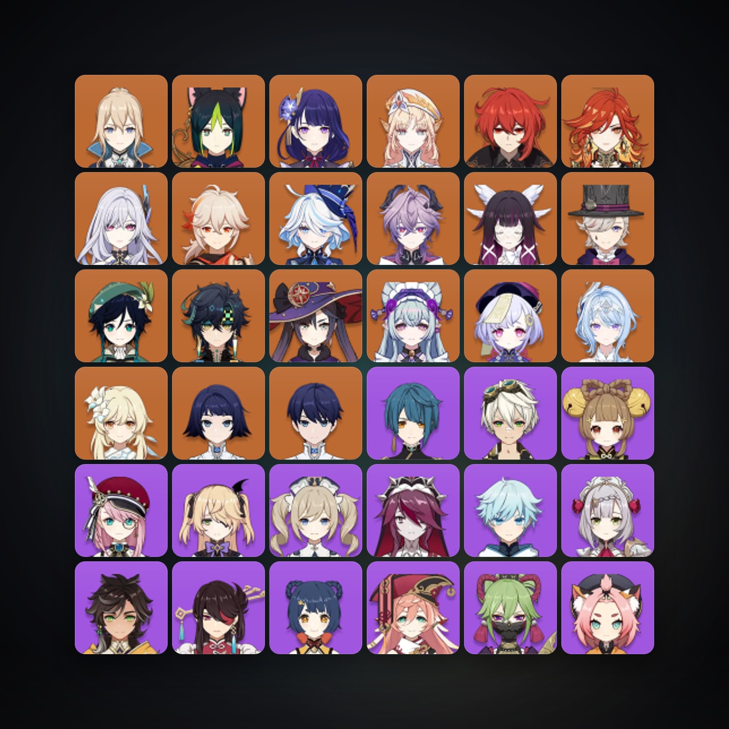 Genshin Impact | AR 58 | 71 Chars | 18× 5★ — Genshin / miHoYo Account — HabibiAccounts
