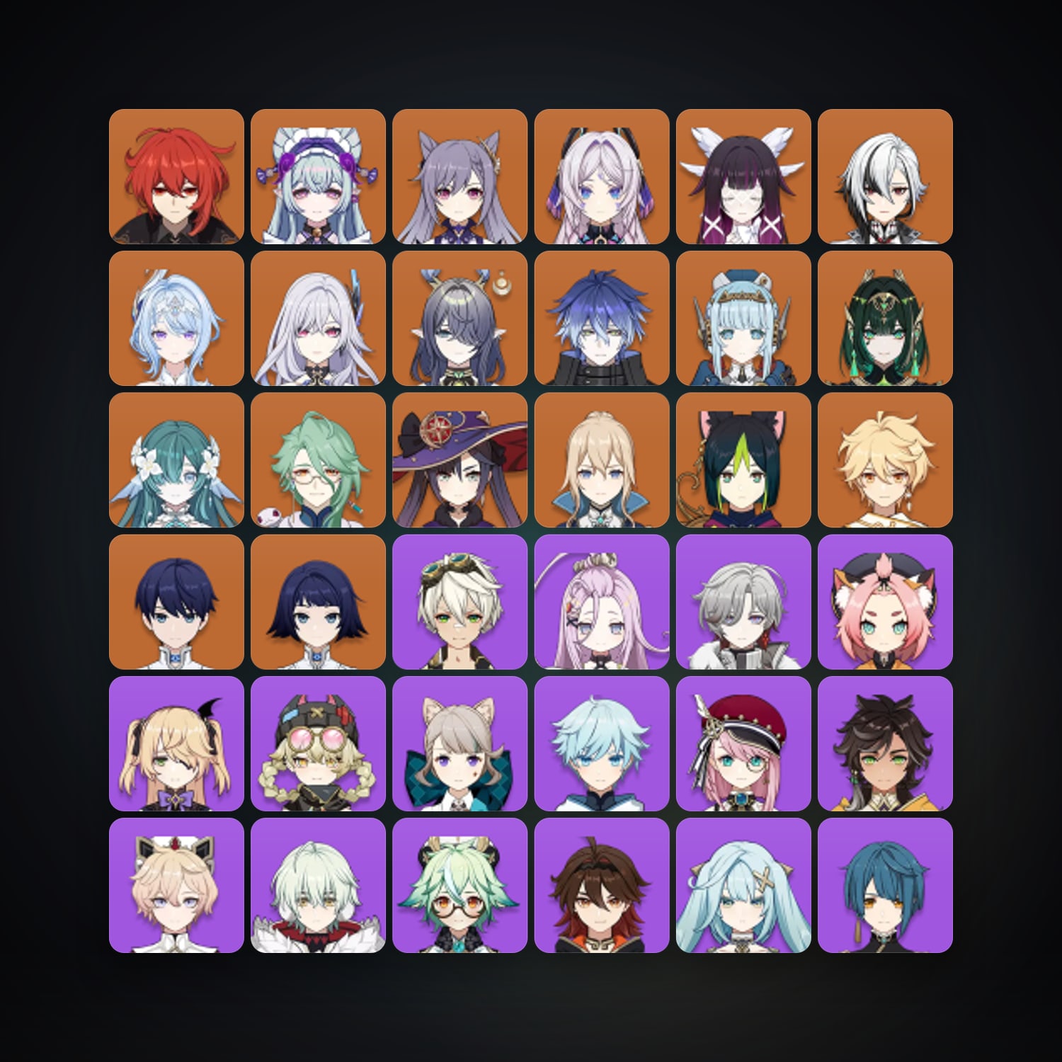 Genshin Impact | AR 58 | 62 Chars | 17× 5★ — Genshin / miHoYo Account · 264169501 — HabibiAccounts