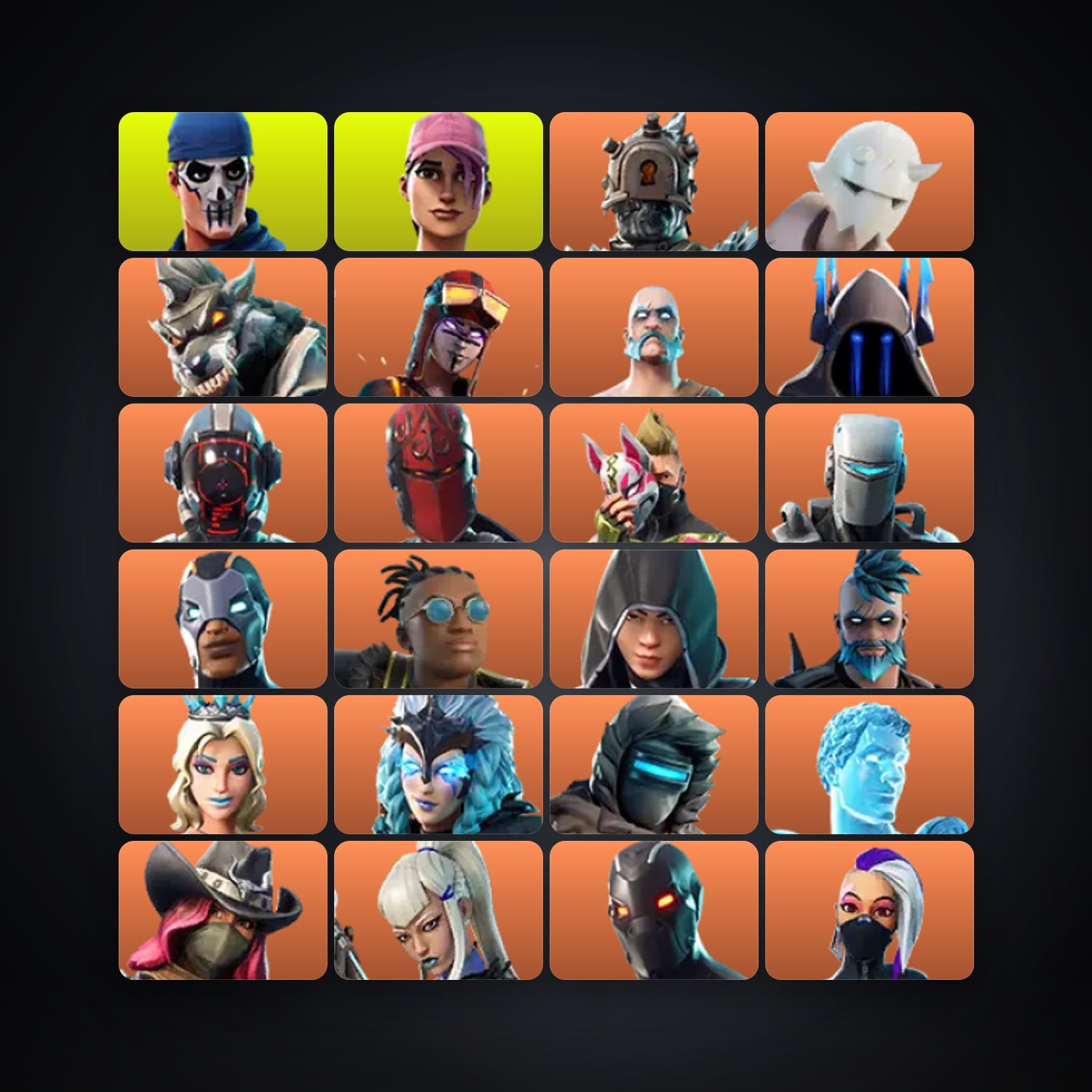 Fortnite account with Raven & Omega — 124 skins — 1.9K V-Bucks — lvl 983 — HabibiAccounts