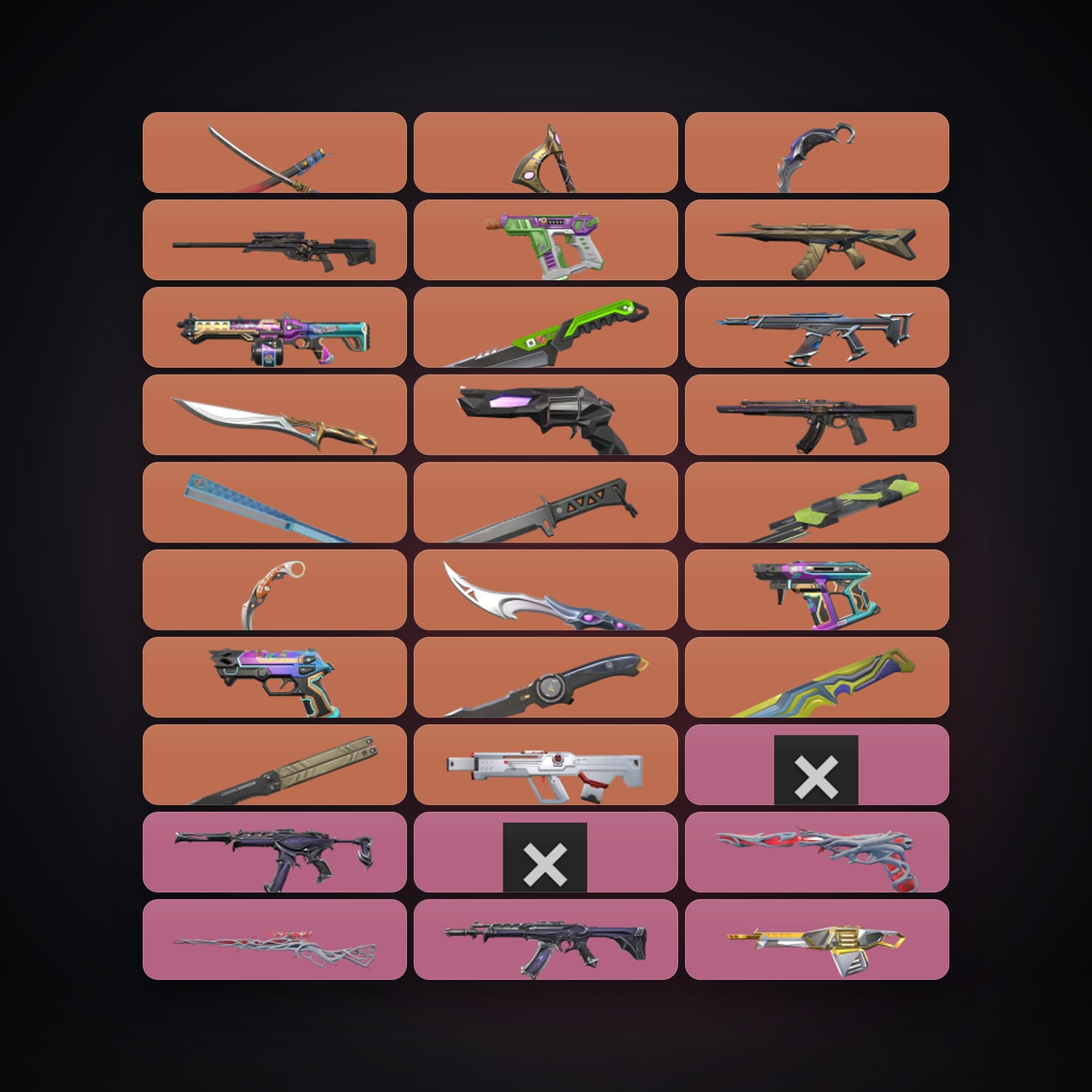 EU Diamond 2 locker — 13 knives, 151 skins, lvl 242 — HabibiAccounts