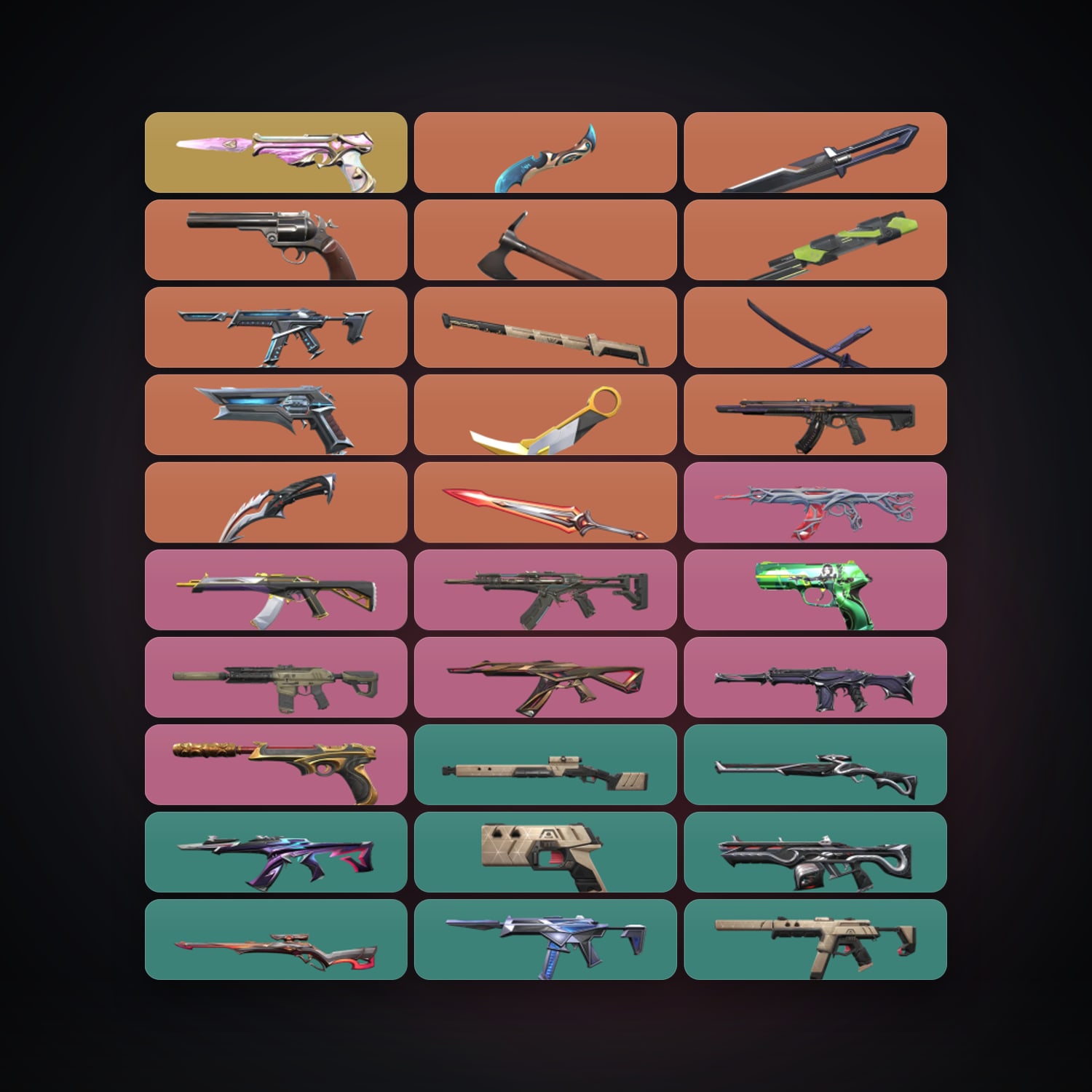 NA Bronze 2 locker — 9 knives, 79 skins, lvl 90 — HabibiAccounts
