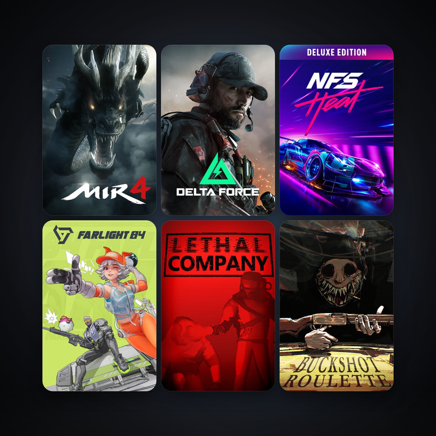 Need for Speed Heat + MIR4, 14 games, clean — HabibiAccounts
