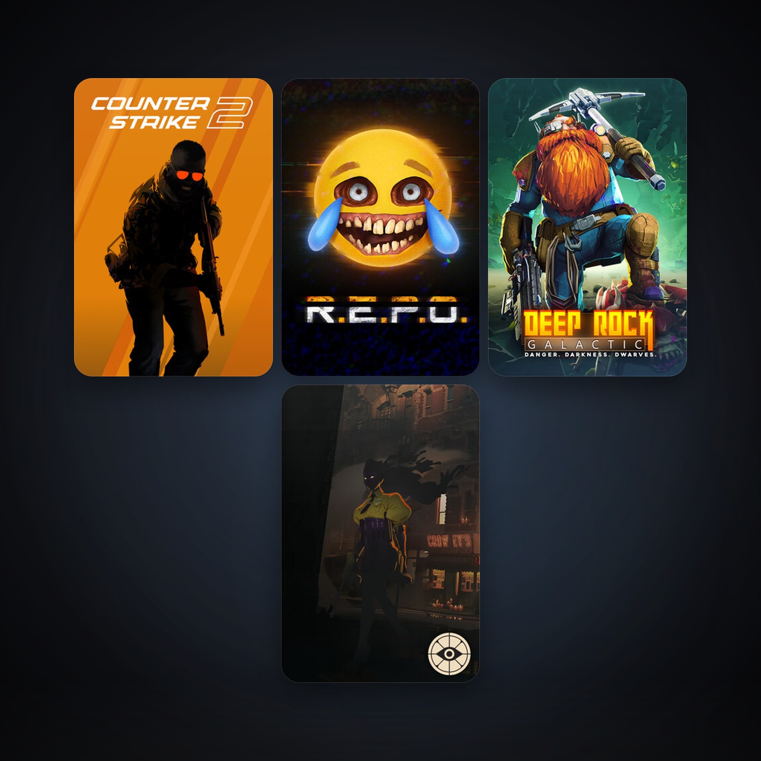 CS2 Prime + Deep Rock Galactic, 8 games, clean — HabibiAccounts