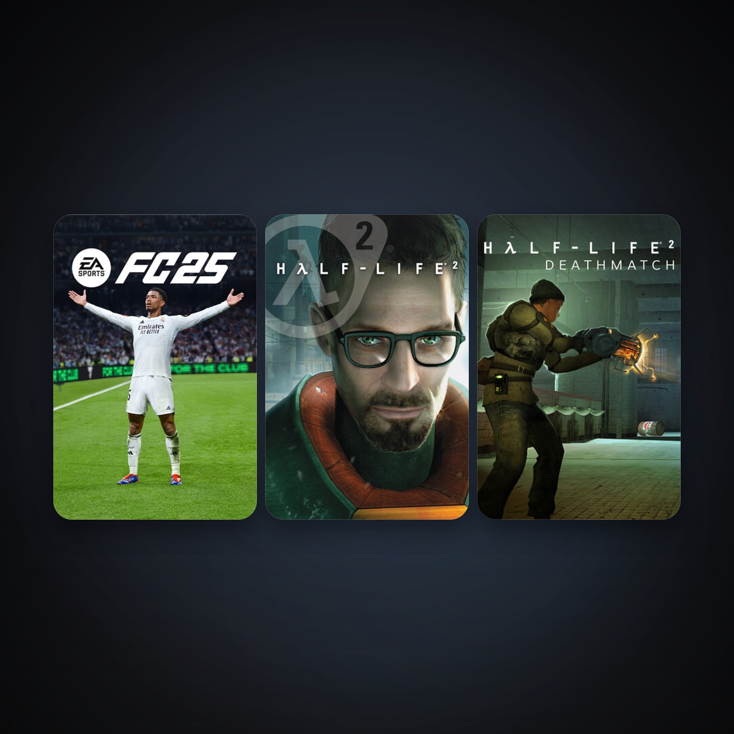 Half-Life 2 + Half-Life 2: Deathmatch, 4 games, clean — HabibiAccounts