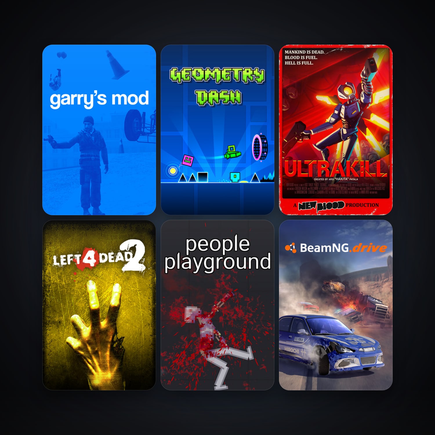 Left 4 Dead 2 + Garry's Mod, 11 games, clean — HabibiAccounts