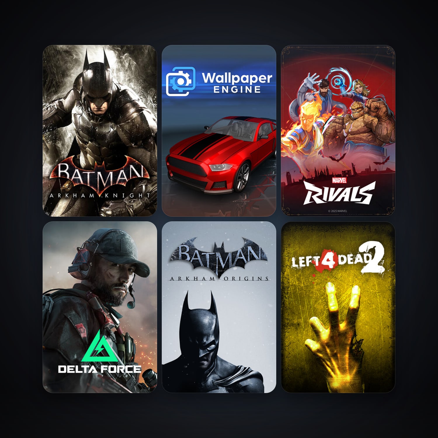 Left 4 Dead + Left 4 Dead 2, 10 games, clean — HabibiAccounts