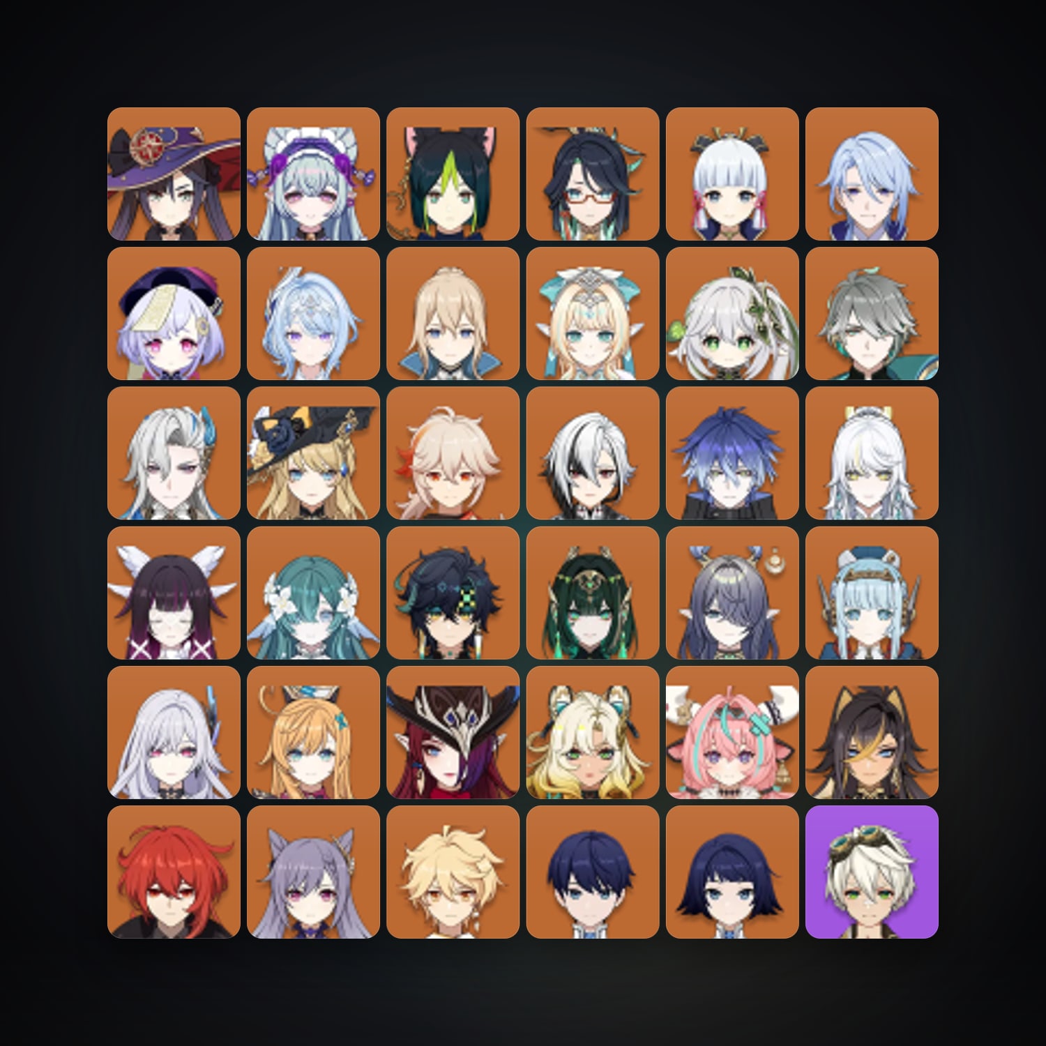 Genshin Impact | AR 60 | 86 Chars | 32× 5★ — Genshin / miHoYo Account · 264187791 — HabibiAccounts