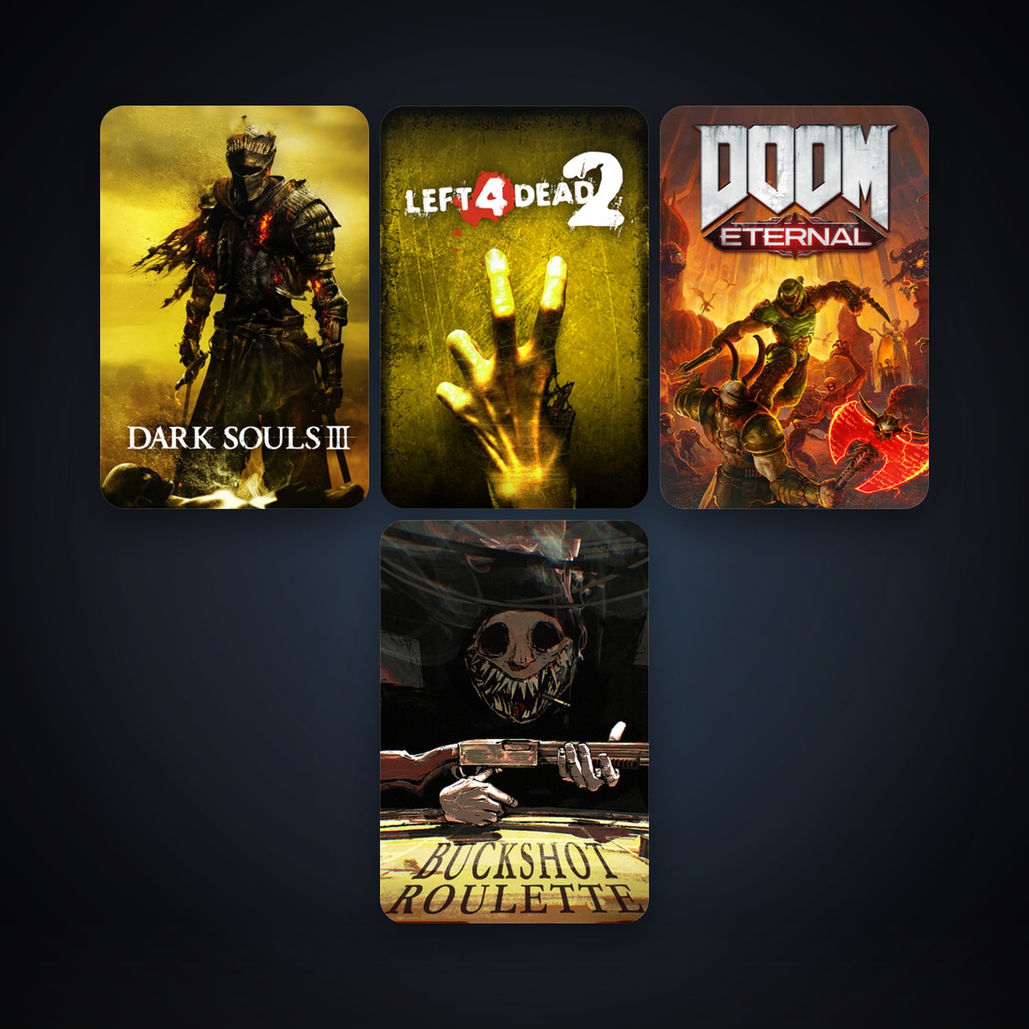 Left 4 Dead 2 + DARK SOULS III, 4 games, clean — HabibiAccounts