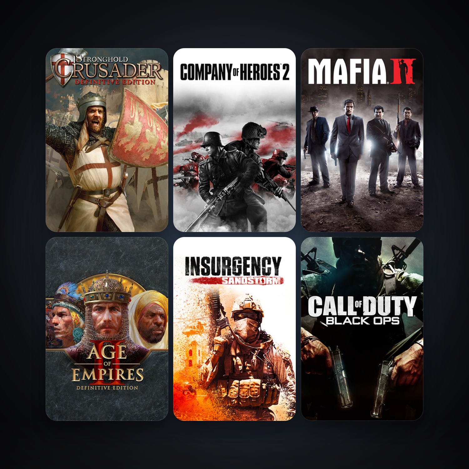 Command & Conquer 3: Tiberium Wars + Call of Duty: Black Ops, 9 games, clean — HabibiAccounts